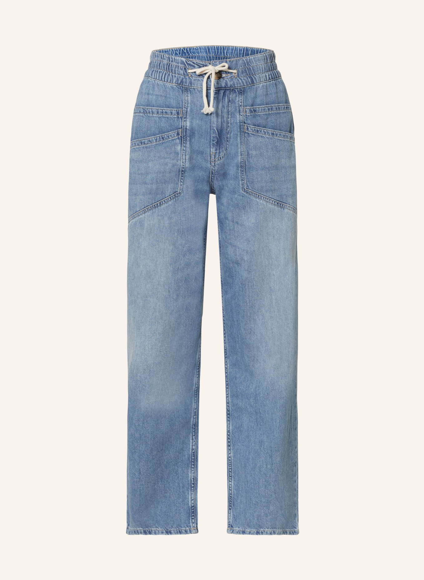 ba&sh Straight Jeans MIMA im Jogging-Stil, Farbe: BLUE BLUE JEANS (Bild 1)