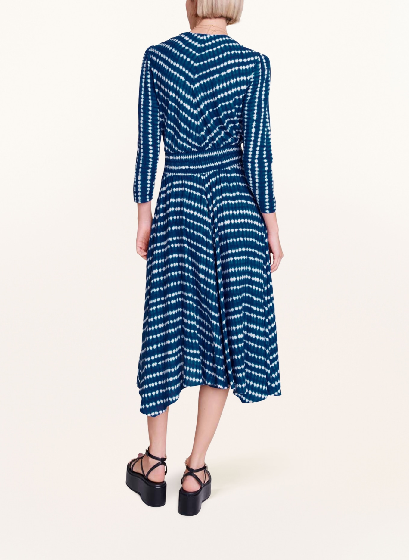 maje Kleid, Farbe: BLAU/ WEISS (Bild 3)