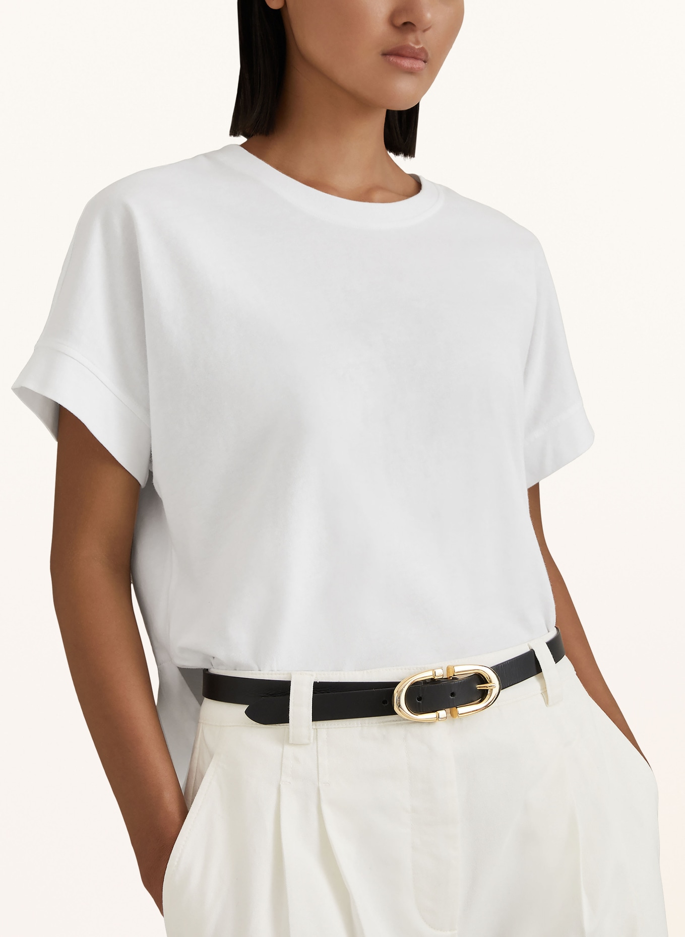 REISS T-shirt LOIS, Color: WHITE (Image 4)