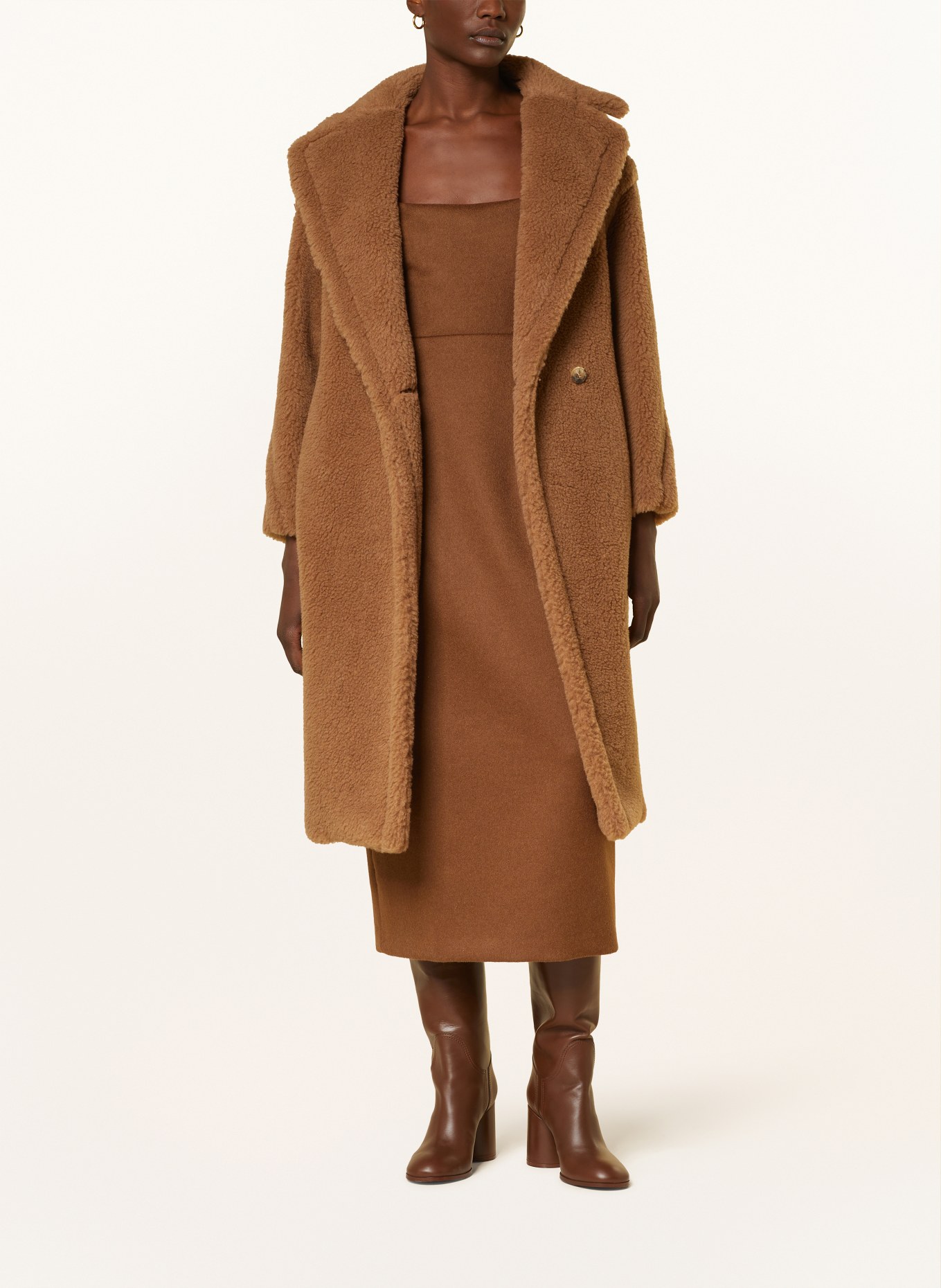 Max Mara Teddy coat TEDDY made of camel hair in camel