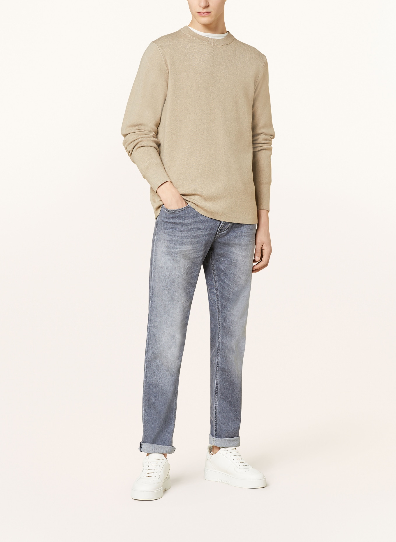 THE.NIM STANDARD Jeans MORRISON Tapered Slim Fit, Farbe: W718 GREY (Bild 2)