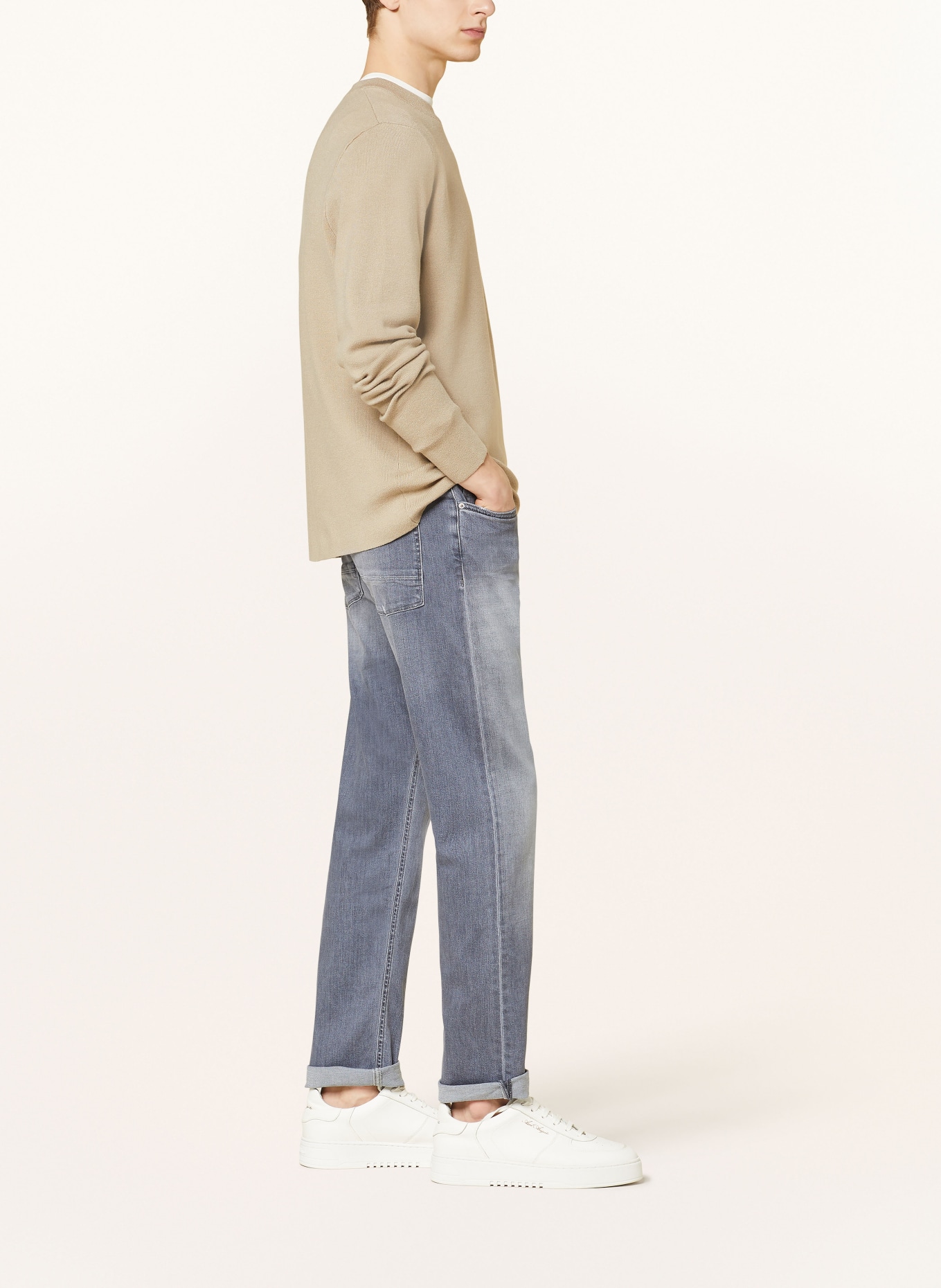 THE.NIM STANDARD Jeans MORRISON Tapered Slim Fit, Farbe: W718 GREY (Bild 4)