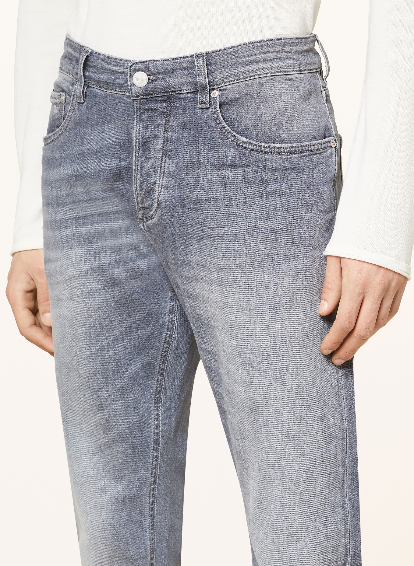 THE.NIM STANDARD Jeans MORRISON Tapered Slim Fit, Farbe: W718 GREY (Bild 5)