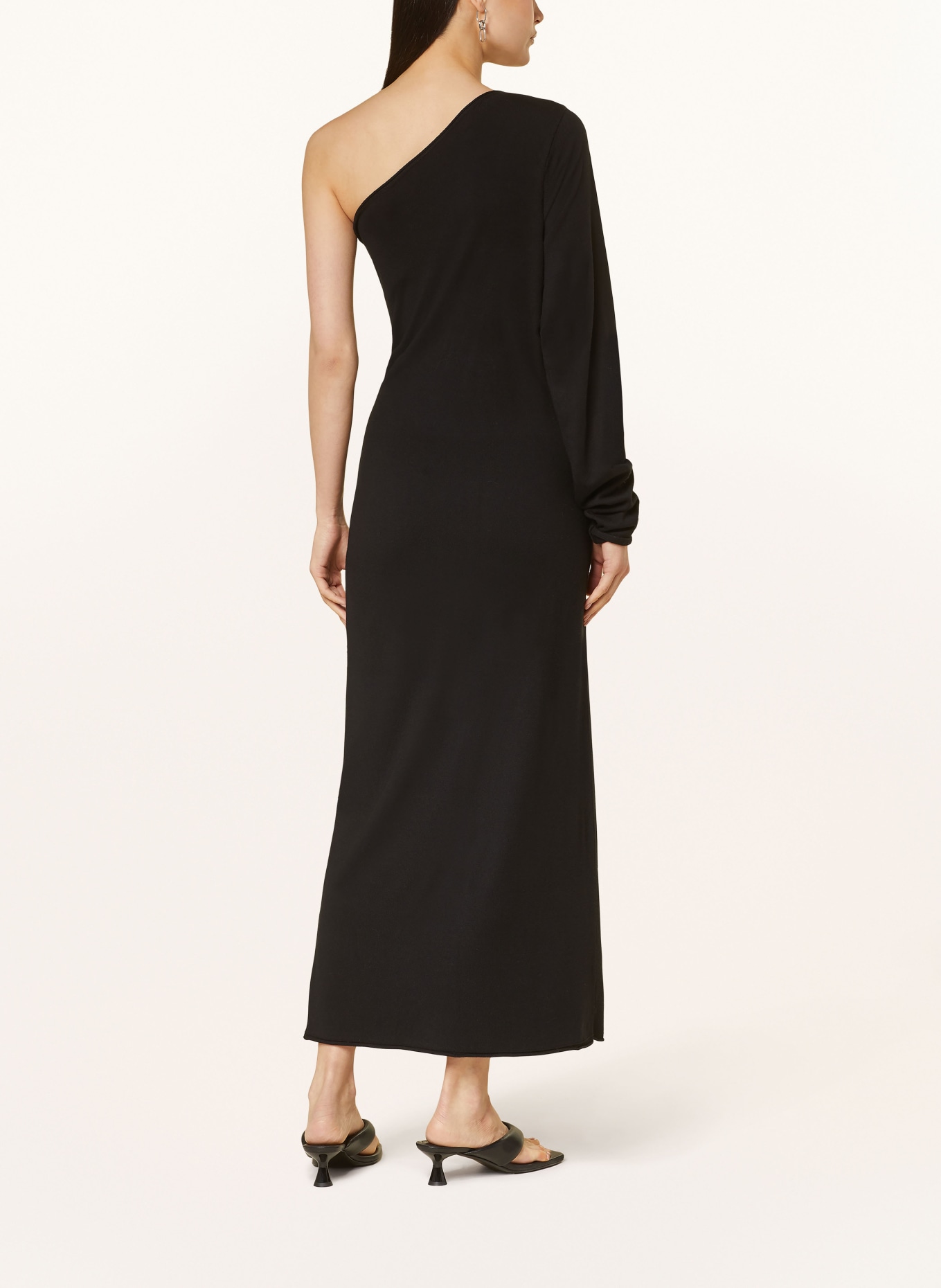 black palms One-Shoulder-Kleid MARCI, Farbe: SCHWARZ (Bild 3)