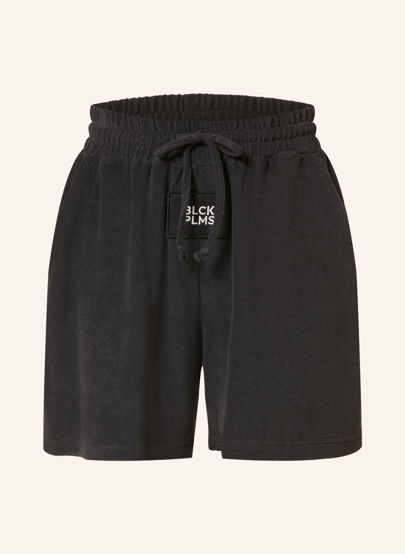 black palms Terry cloth shorts, Color: DARK GRAY (Image 1)