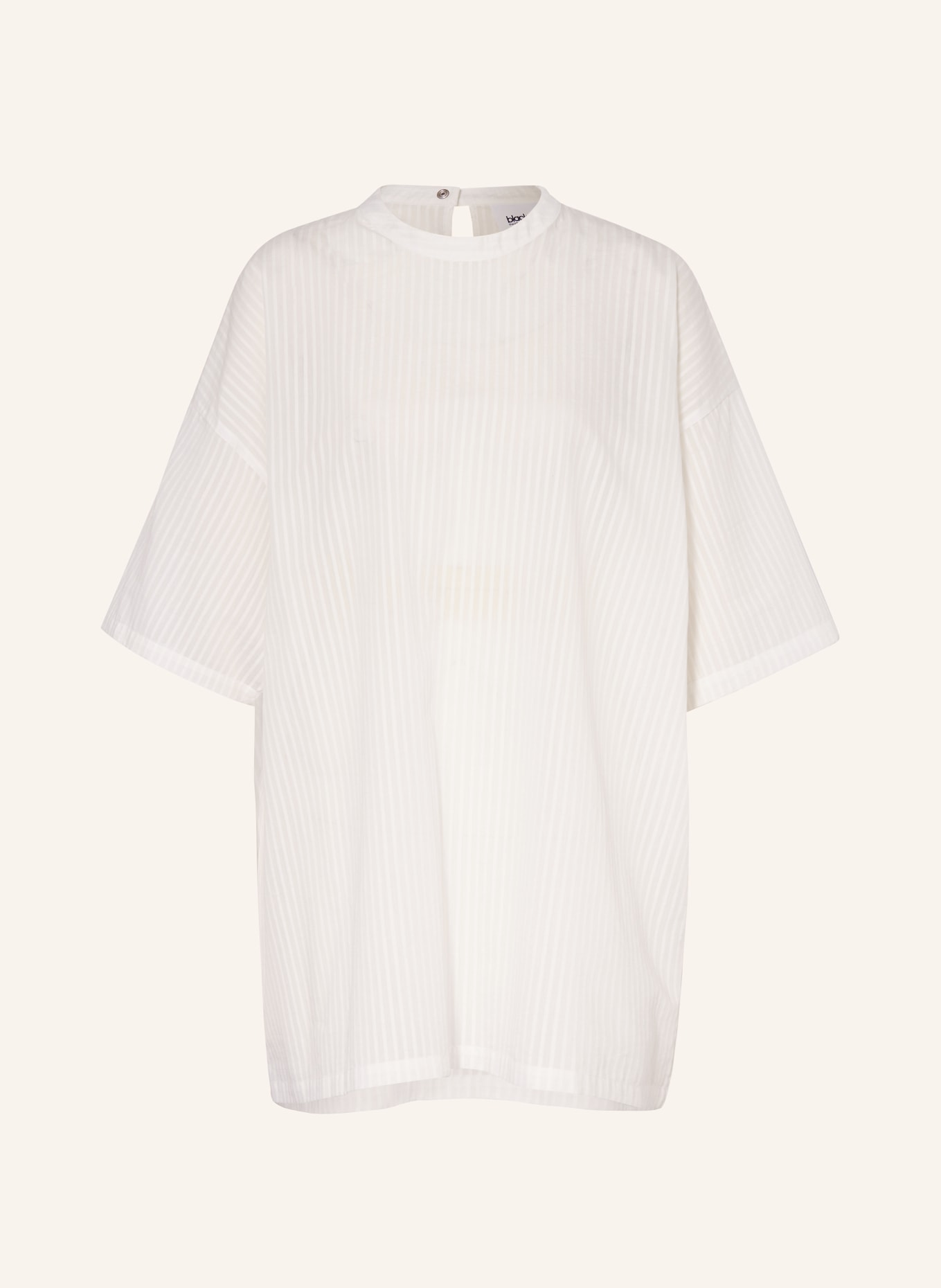 black palms Oversized shirt blouse EDDO, Color: WHITE (Image 1)