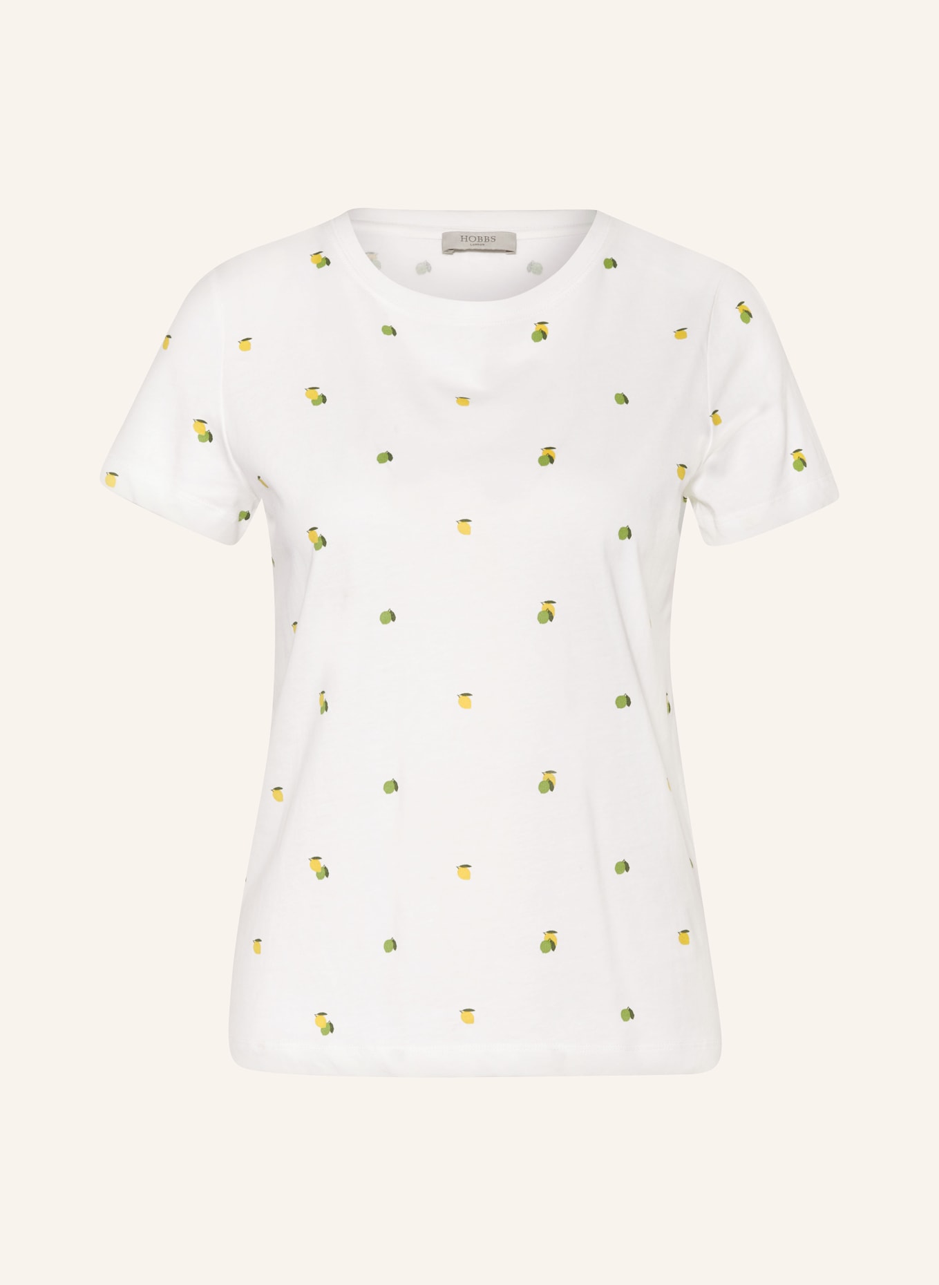 HOBBS T-shirt PIXIE, Color: WHITE/ YELLOW (Image 1)