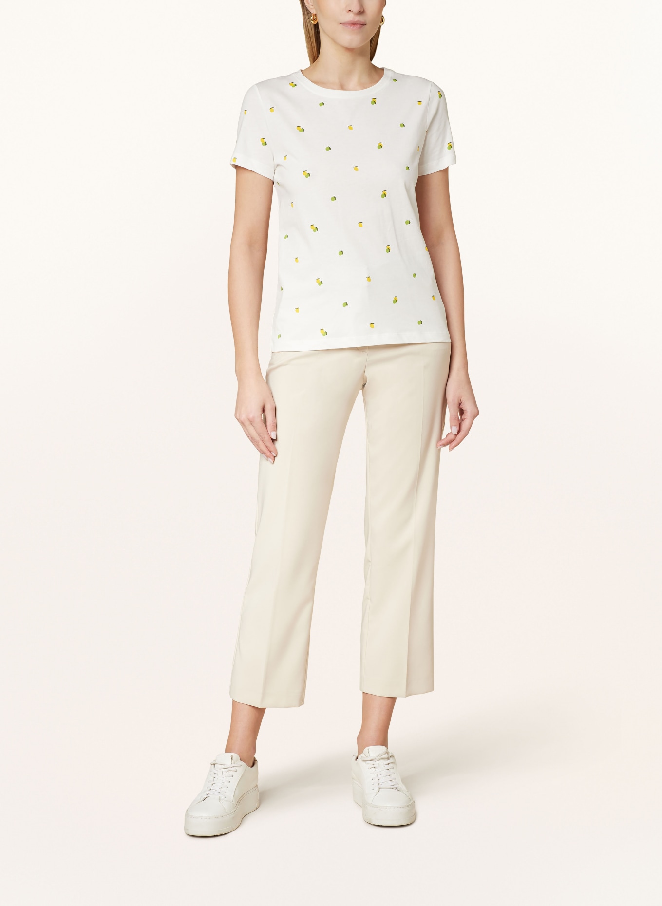 HOBBS T-shirt PIXIE, Color: WHITE/ YELLOW (Image 2)