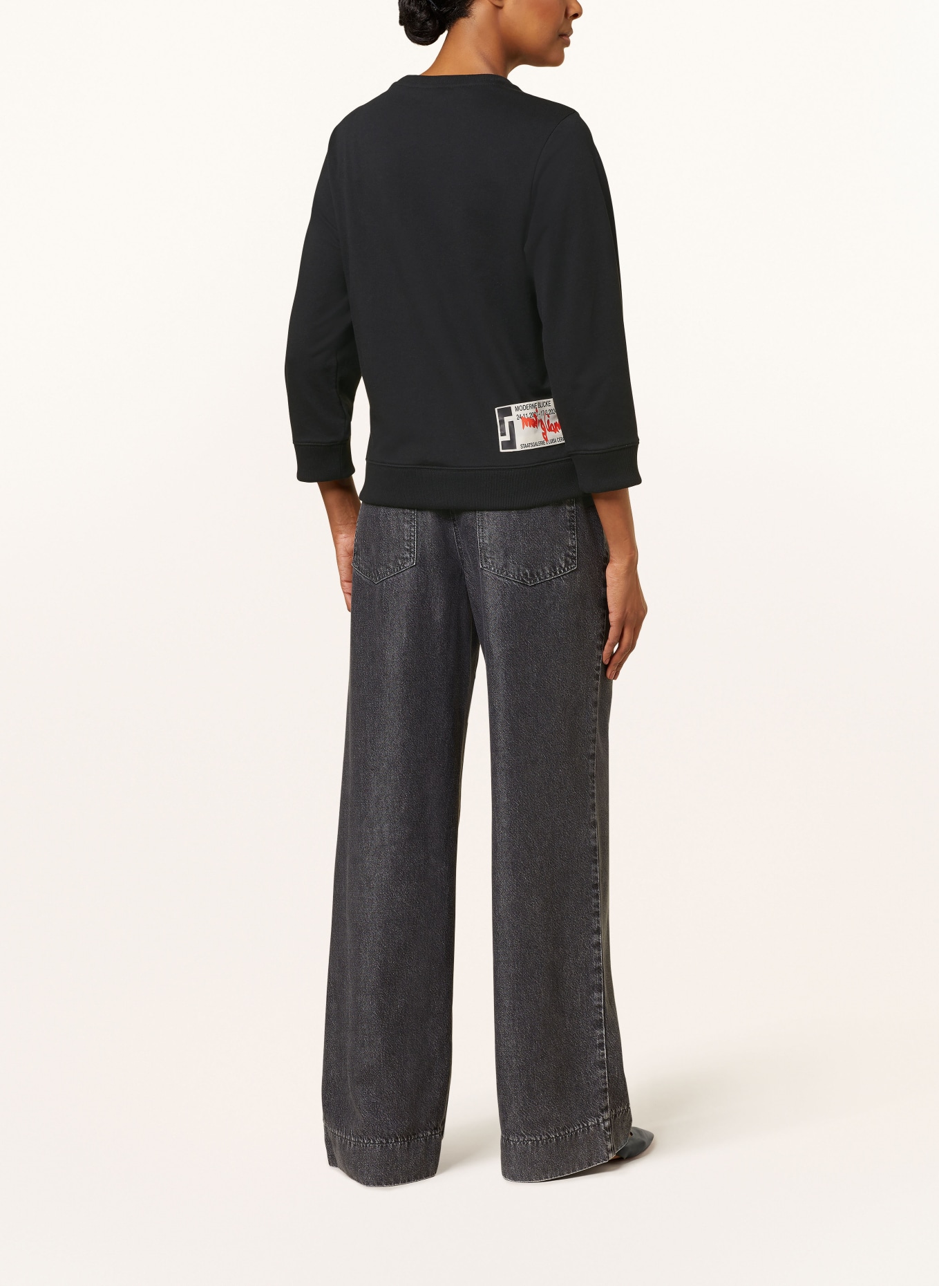 LUISA CERANO Sweatshirt, Color: BLACK (Image 3)