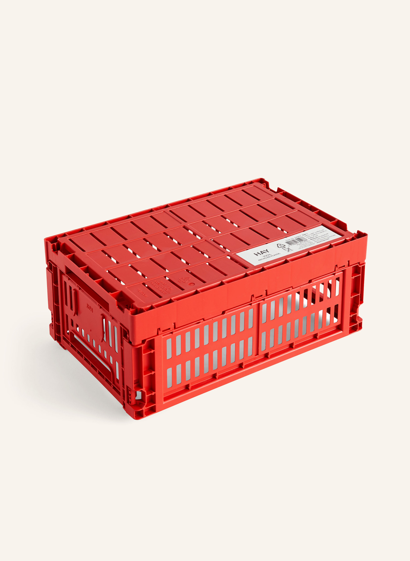 HAY Basket COLOUR CRATE SMALL, Color: RED (Image 2)