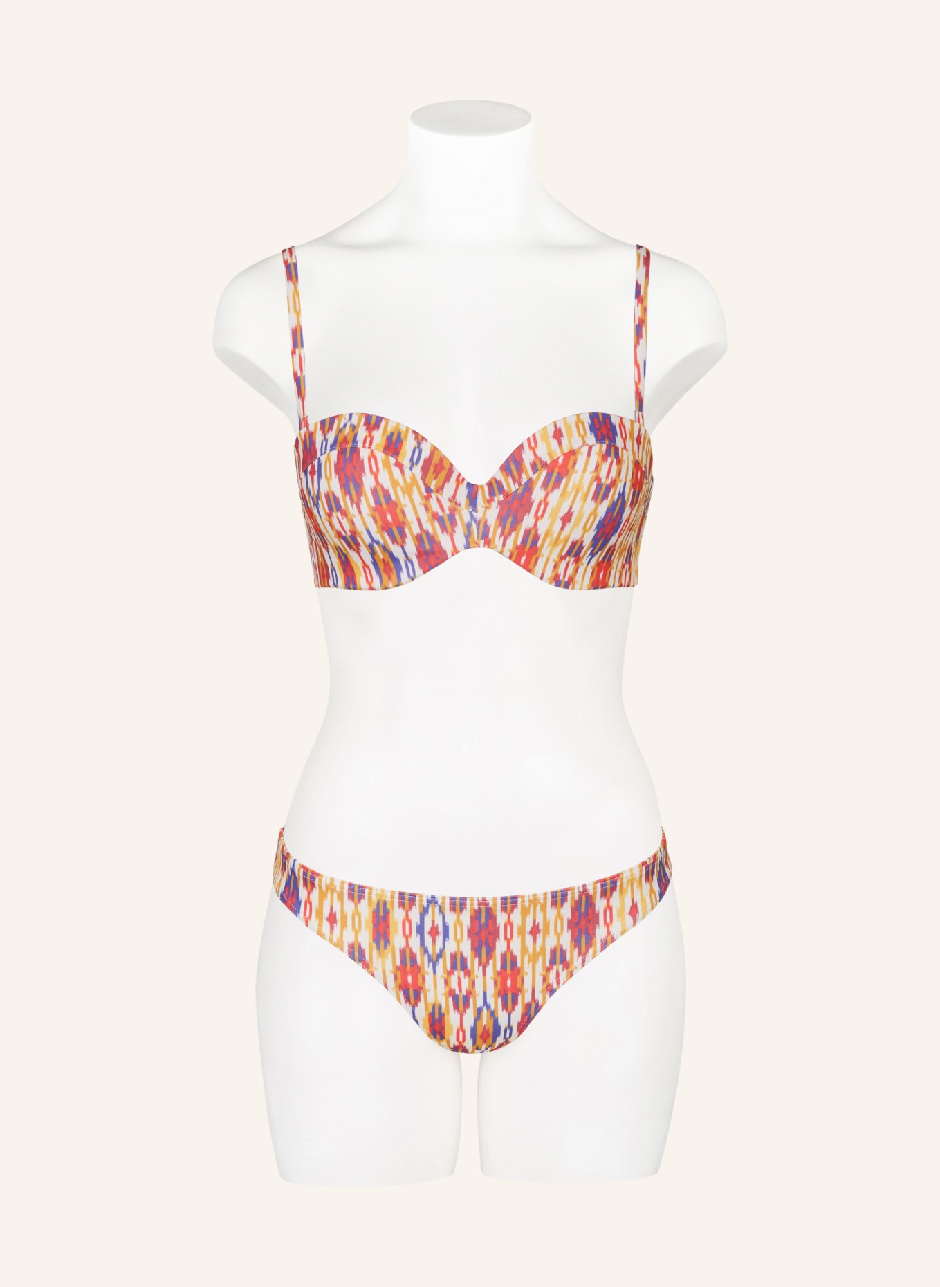 CHANTELLE Underwired bikini top DEVOTION, Color: WHITE/ BLUE/ RED (Image 2)