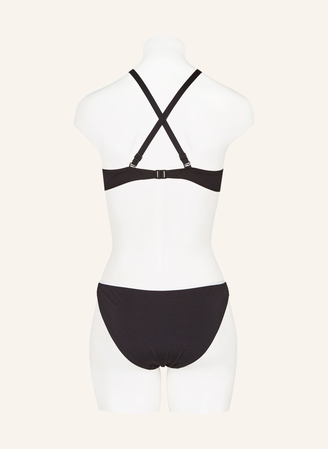 CHANTELLE Bralette bikini top AUTHENTIC, Color: BLACK/ WHITE (Image 4)