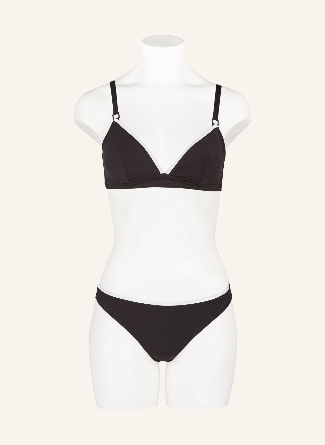 CHANTELLE Basic bikini bottoms AUTHNETIC, Color: BLACK/ WHITE (Image 2)