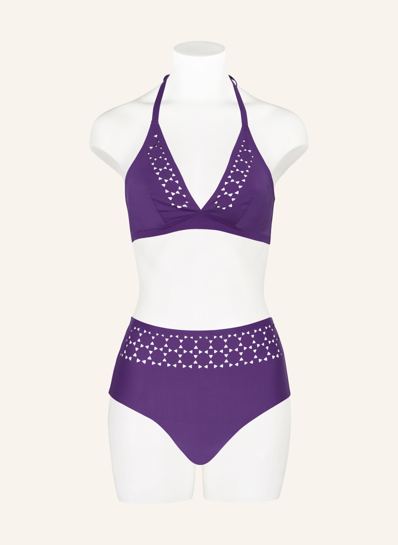 CHANTELLE High-waist bikini bottoms PURE SOLAR, Color: PURPLE (Image 2)