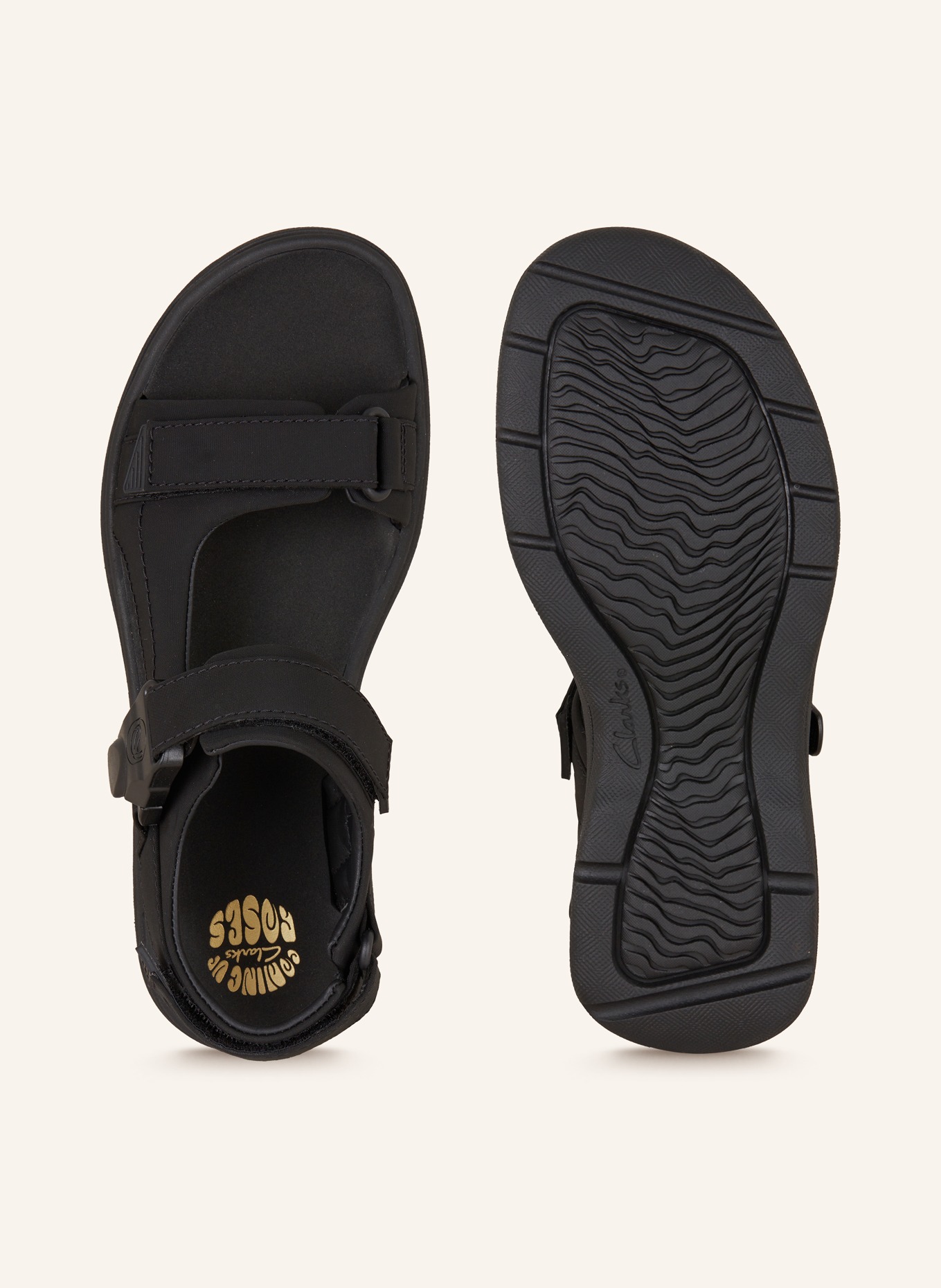 Clarks ORIGINALS Sandals, Color: BLACK (Image 5)