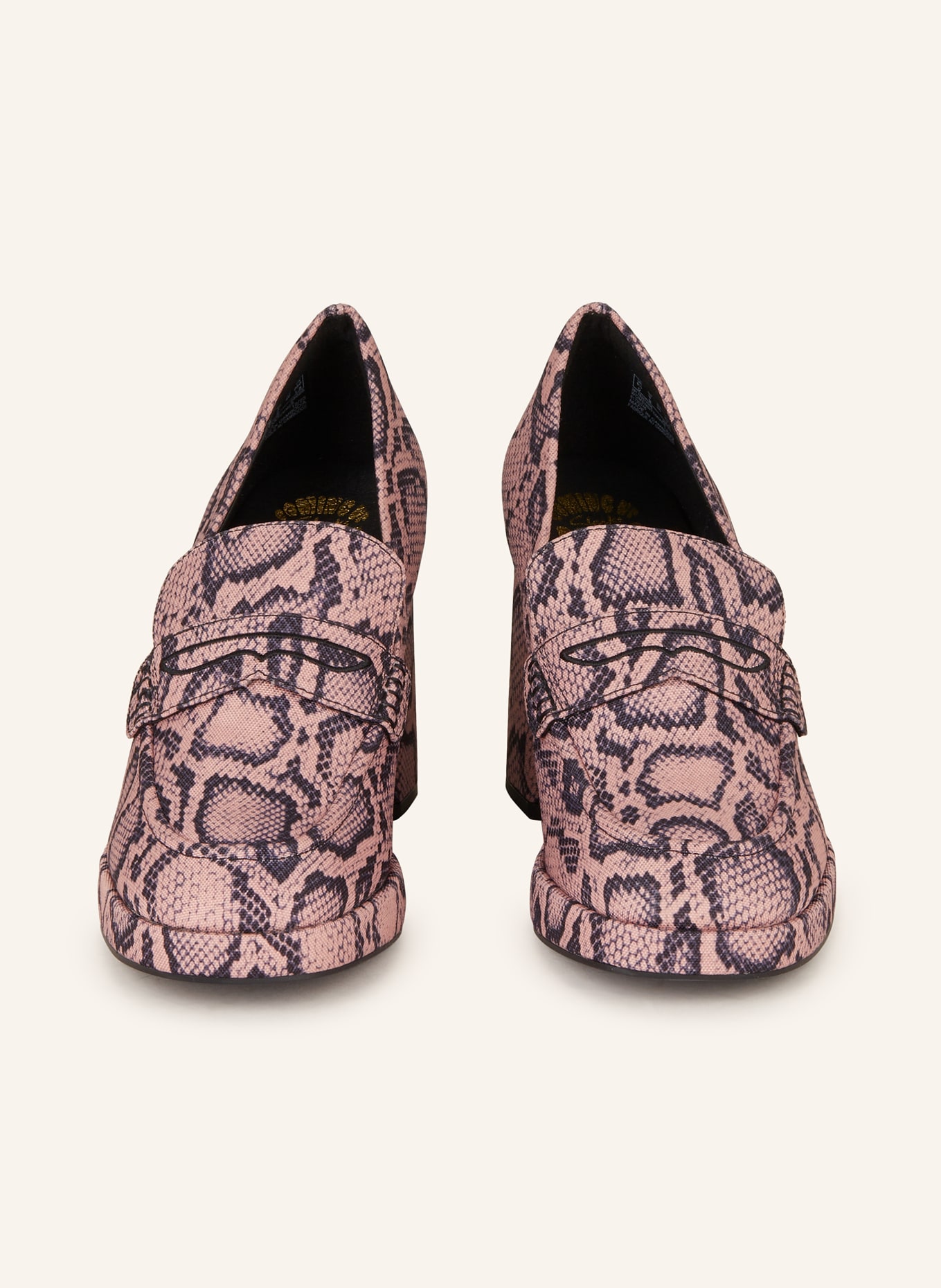 Clarks ORIGINALS Escarpins LOAFER 2: ROSÉ / GRIS FONCÉ