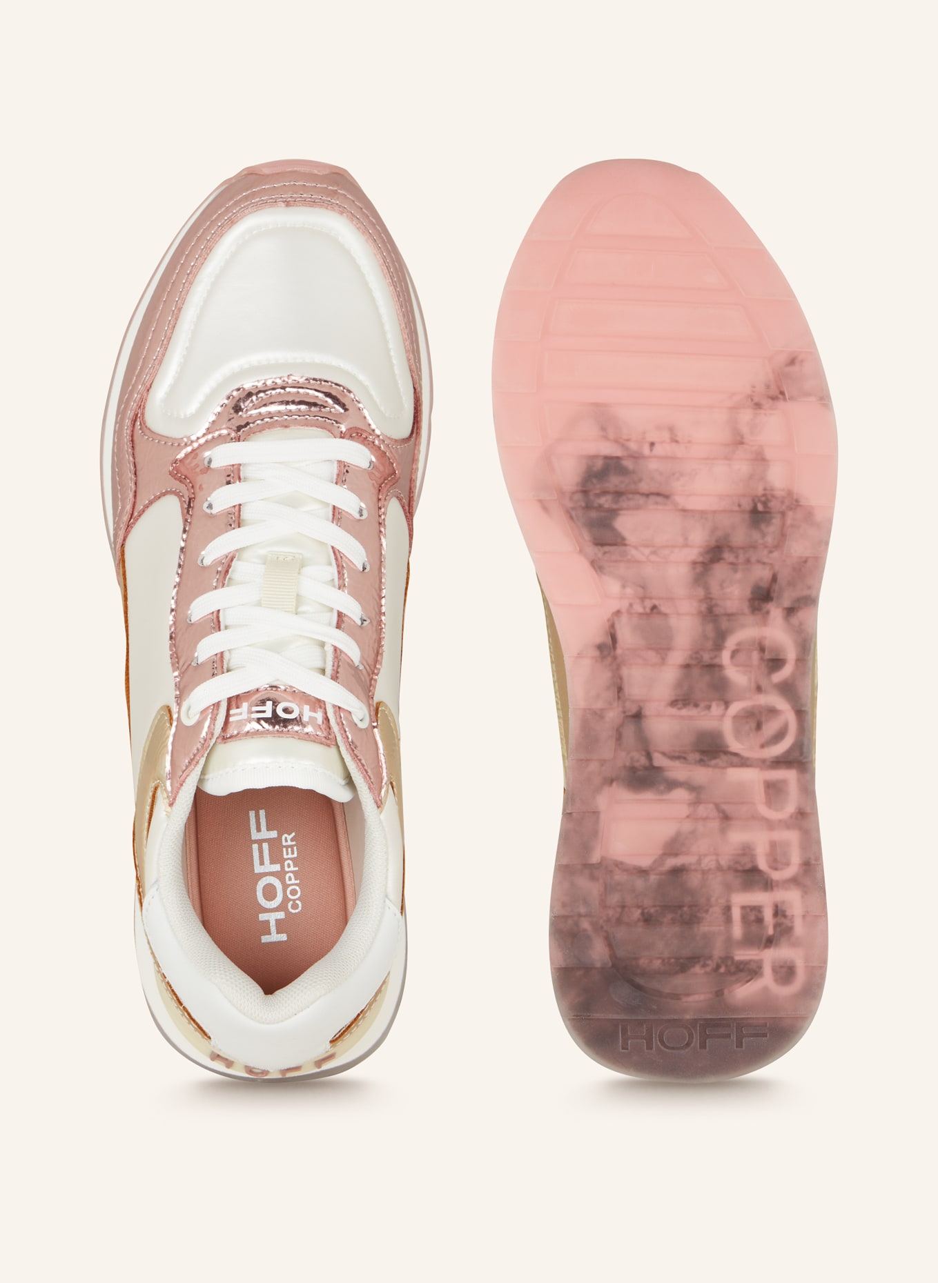 HOFF Sneakers COPPER, Color: PINK/ GOLD/ WHITE (Image 5)
