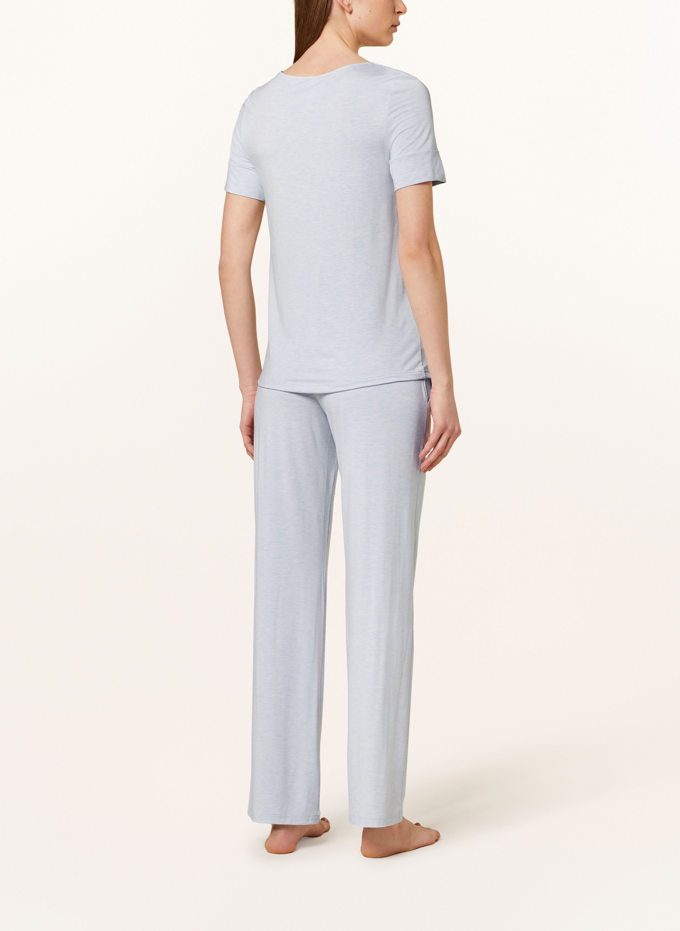 HANRO Spodnie od piżamy NATURAL ELEGANCE, Kolor: JASNONIEBIESKI (Obrazek 3)