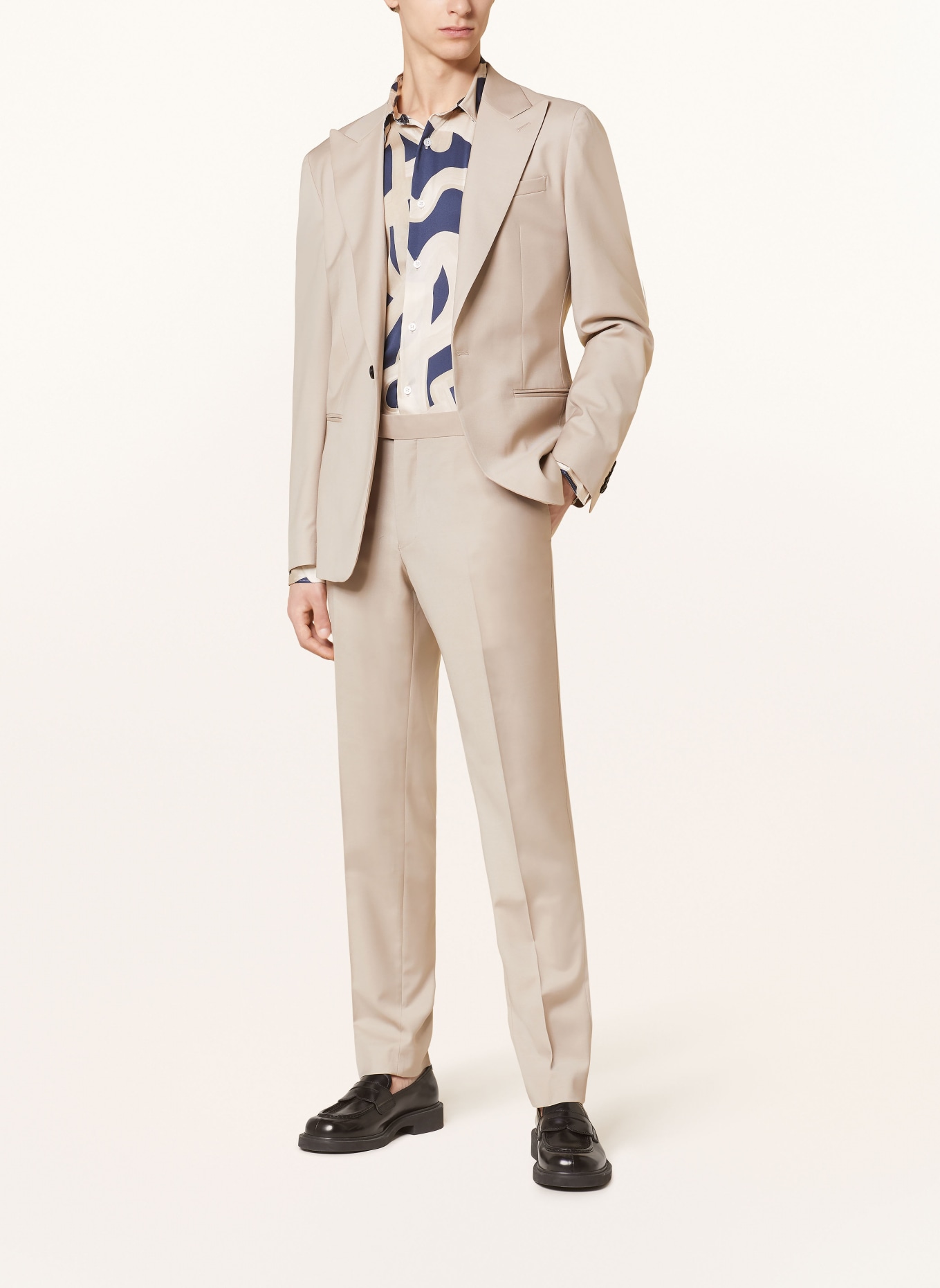REISS Suit trousers extra slim fit DILLON, Color: 04 STONE (Image 2)
