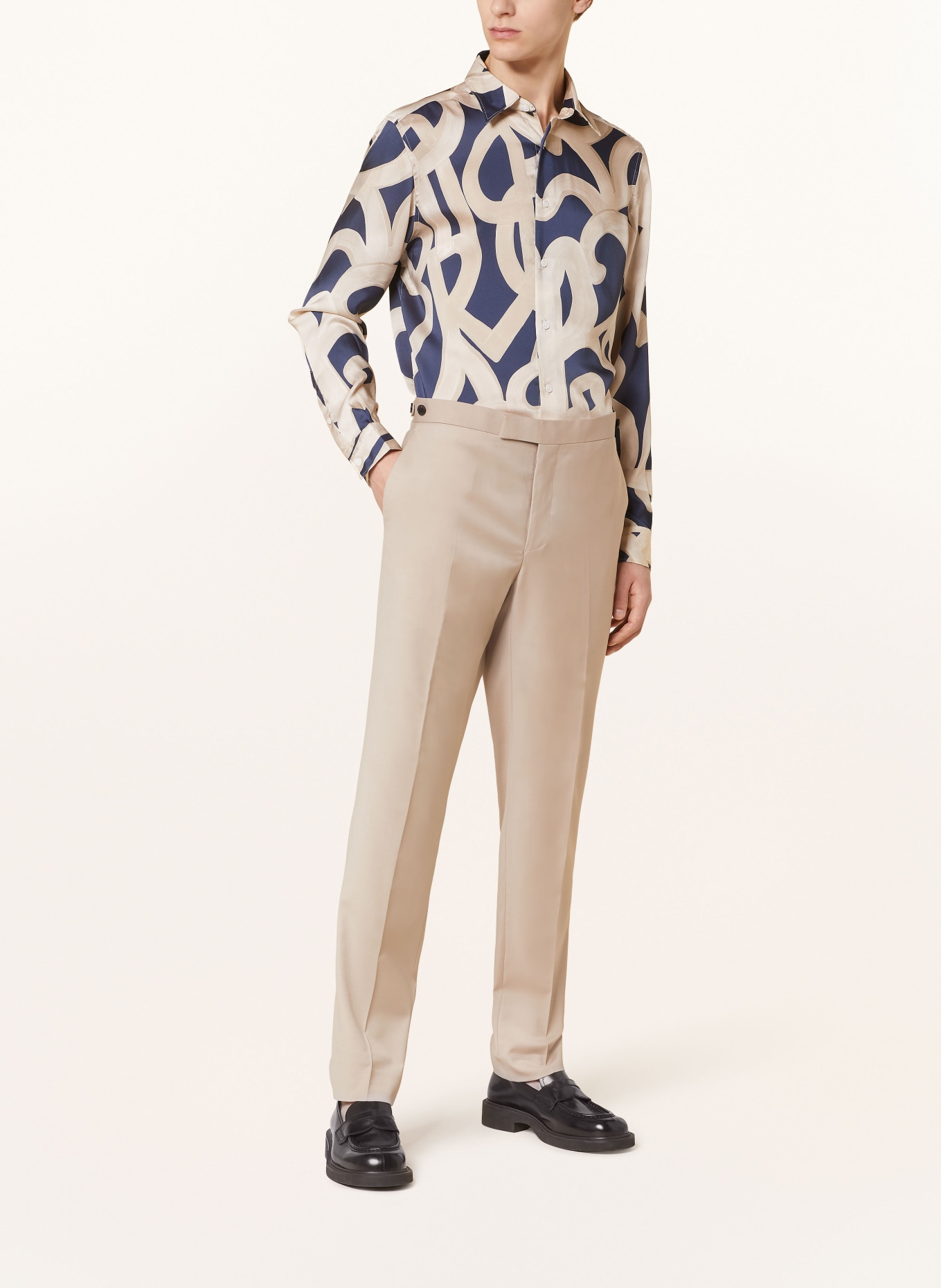 REISS Suit trousers extra slim fit DILLON, Color: 04 STONE (Image 3)