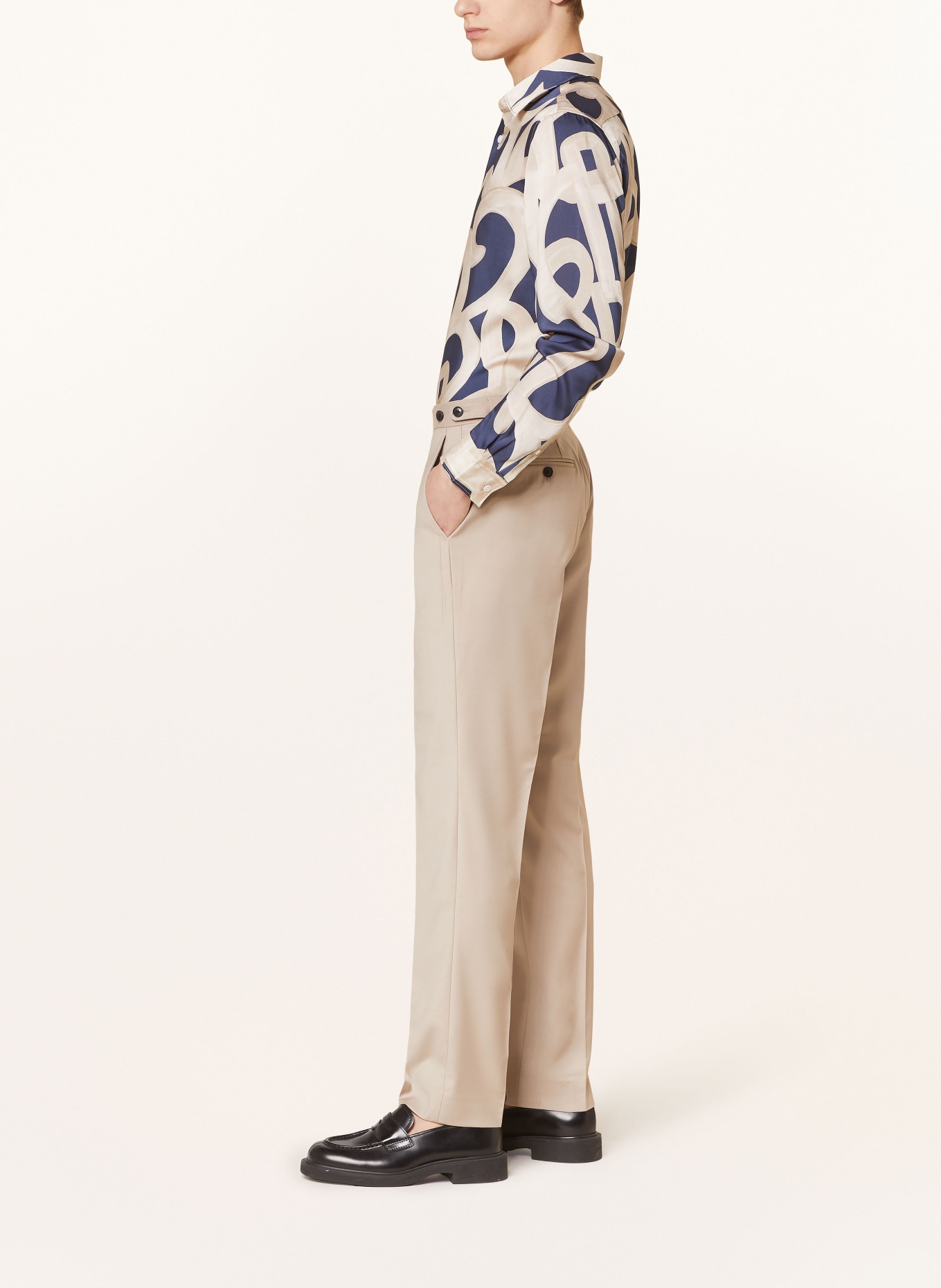 REISS Suit trousers extra slim fit DILLON, Color: 04 STONE (Image 5)
