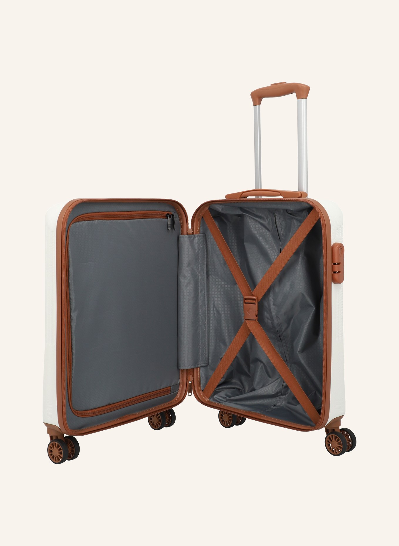 travelite Trolley BALI: WEISS / BRAUN