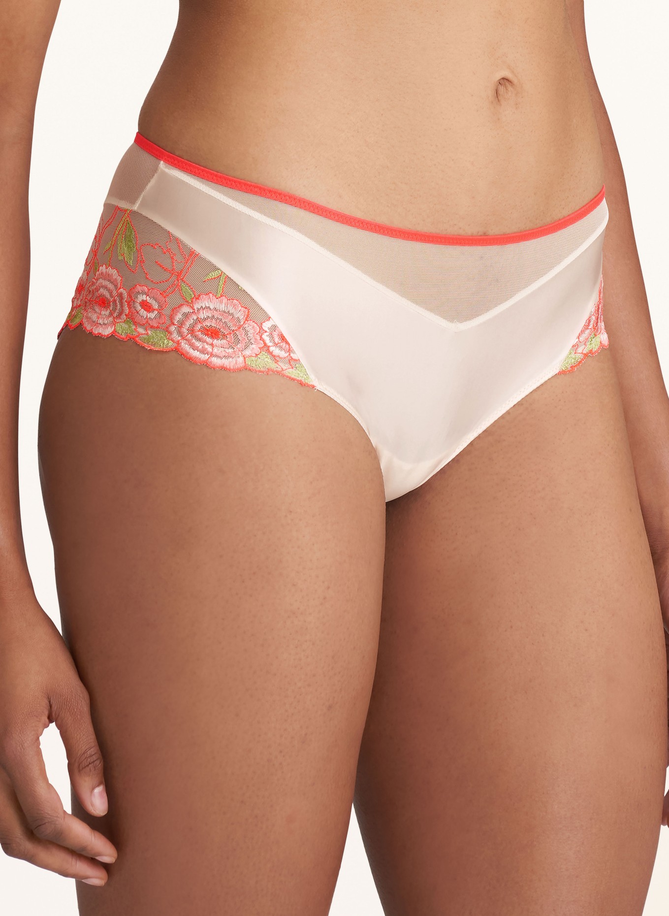 MARIE JO Panty AYAMA, Color: CREAM/ NEON RED/ LIGHT GREEN (Image 4)
