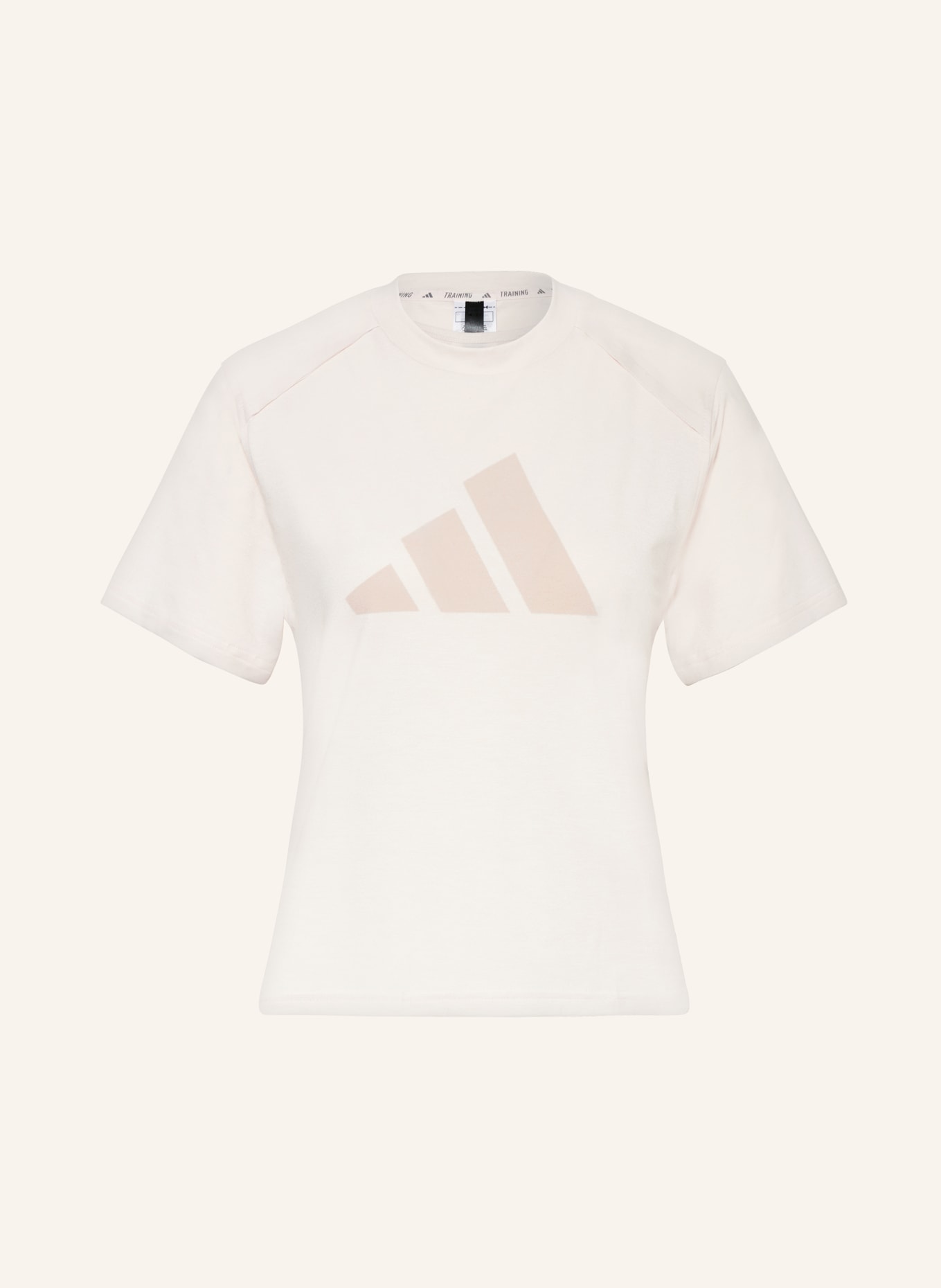 adidas T-shirt POWER PERFORMANCE, Kolor: JASNOBRĄZOWY (Obrazek 1)