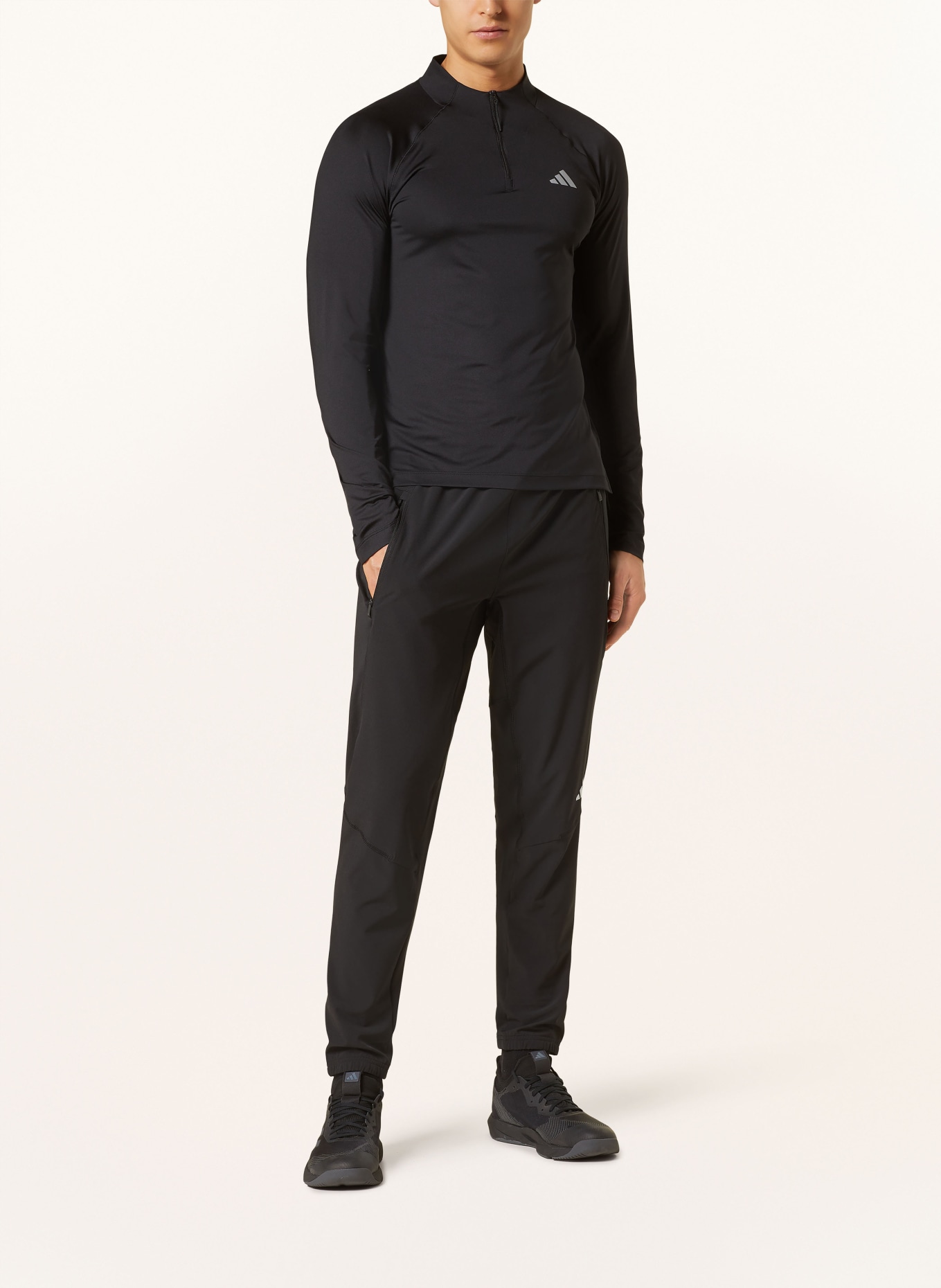 adidas Long sleeve shirt GYM+, Color: BLACK (Image 2)