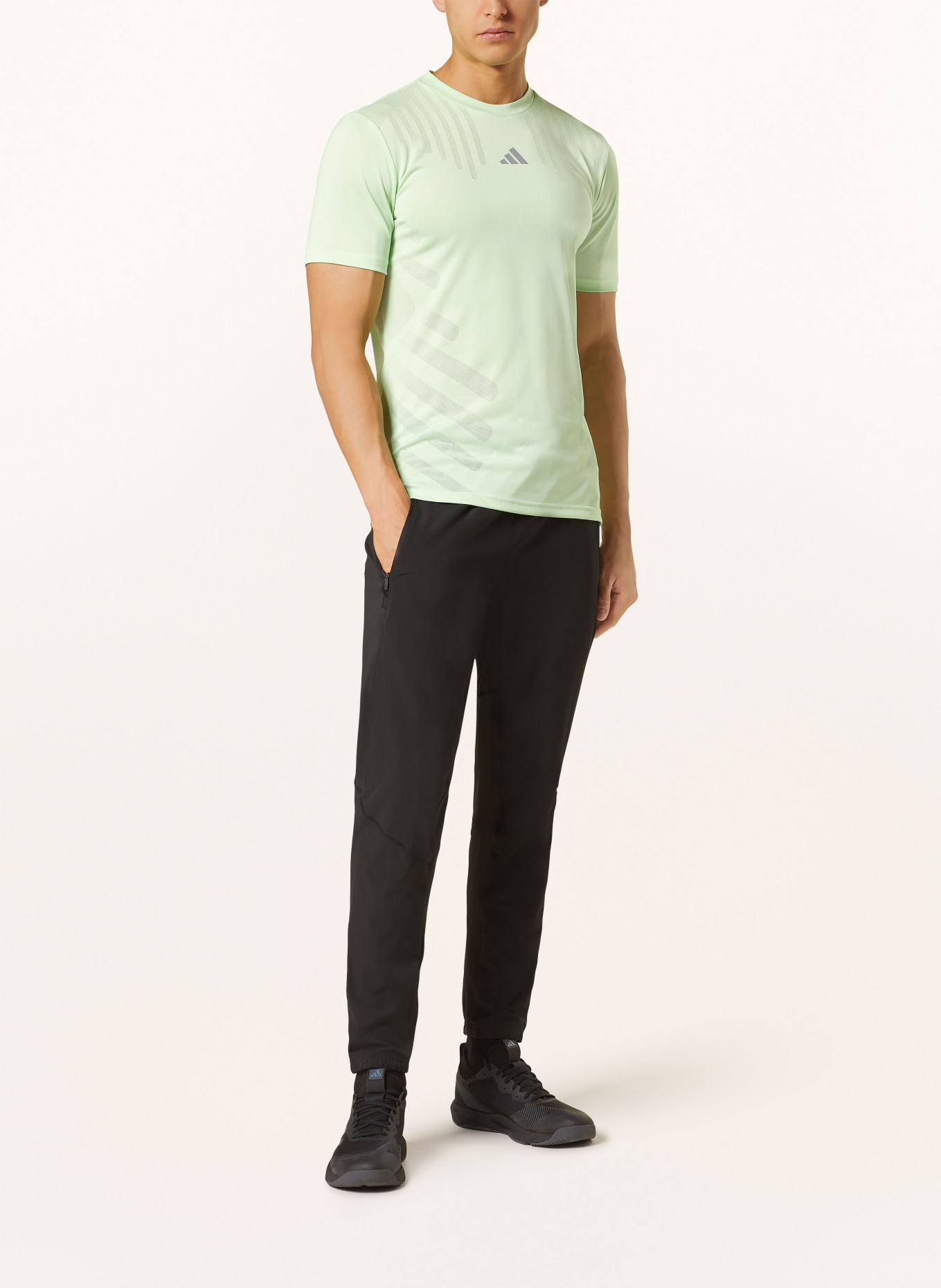adidas T-shirt HIIT AIRCHILL, Kolor: JASNOZIELONY (Obrazek 2)