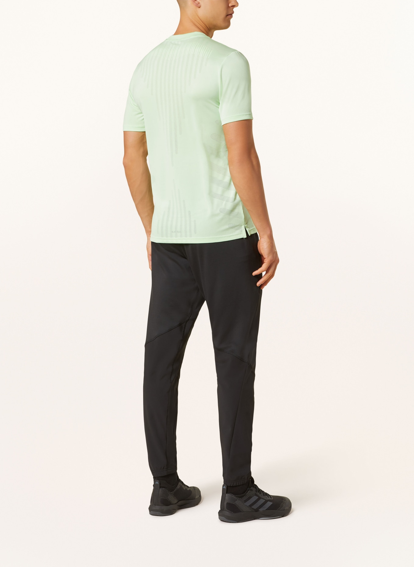 adidas T-shirt HIIT AIRCHILL, Color: LIGHT GREEN (Image 3)