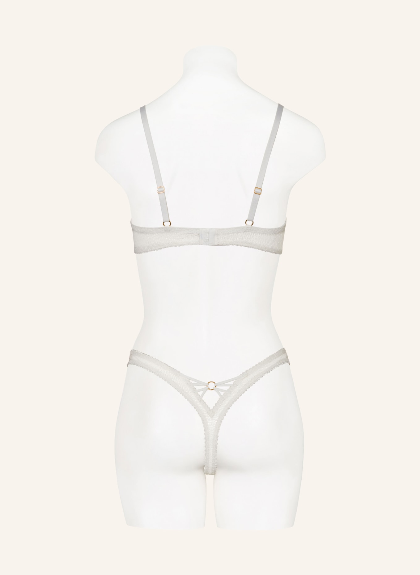 Aubade Thong HYNOLOVE with glitter thread, Color: WHITE/ CREAM (Image 3)