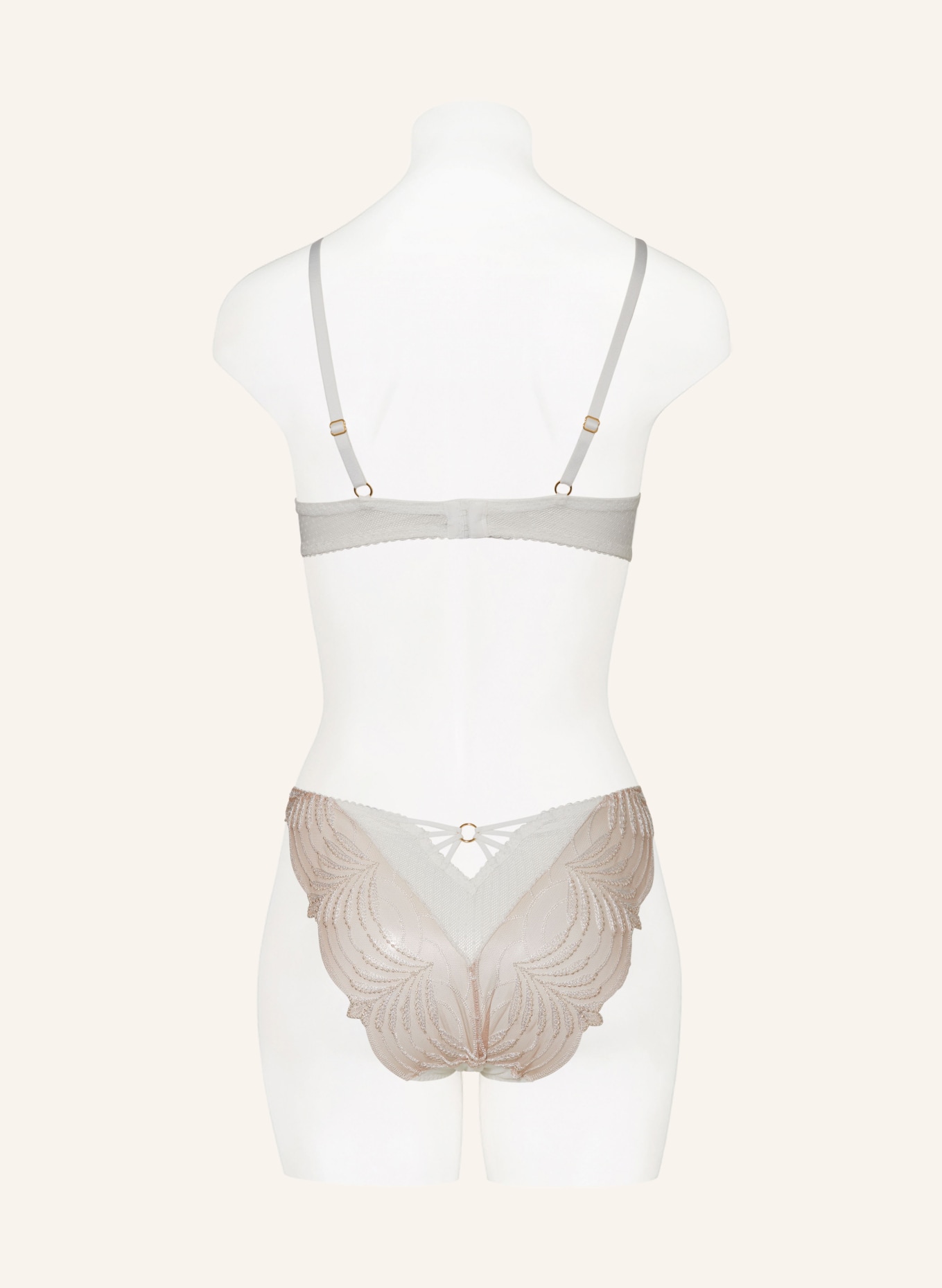 Aubade Brief HYPNOLOVE with glitter thread, Color: WHITE/ BEIGE (Image 3)