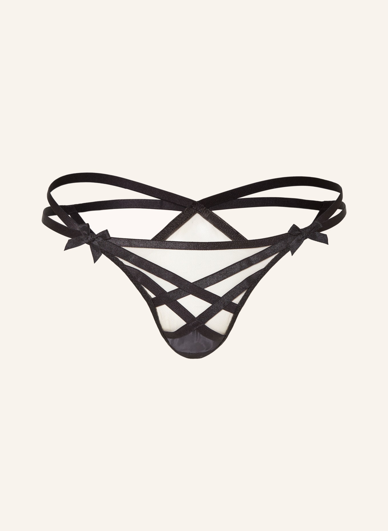 Agent Provocateur Slip BRIELLA, Farbe: SCHWARZ/ CREME (Bild 1)