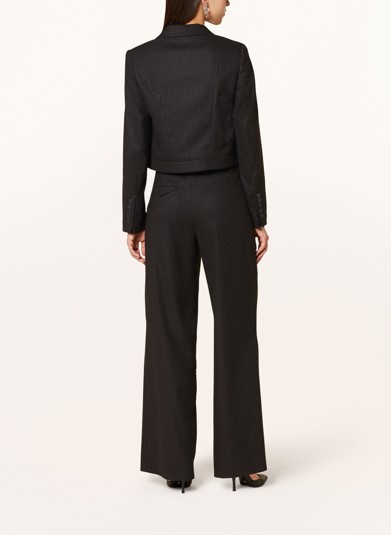 NVSCO Cropped blazer, Color: BLACK (Image 3)