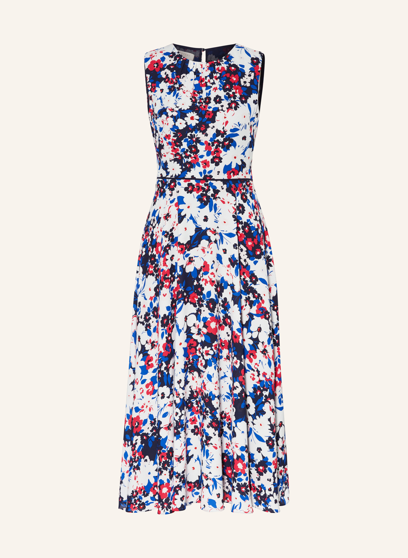 HOBBS Dress CARLY, Color: DARK BLUE/ WHITE/ RED (Image 1)