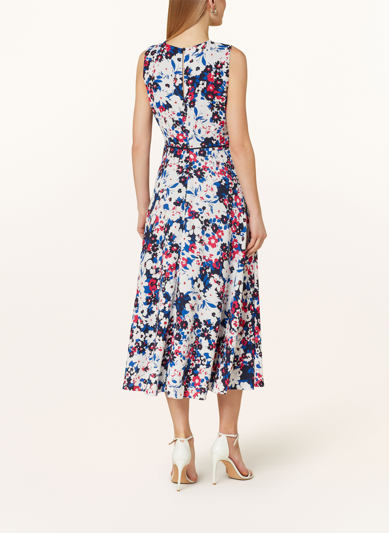 HOBBS Dress CARLY, Color: DARK BLUE/ WHITE/ RED (Image 3)