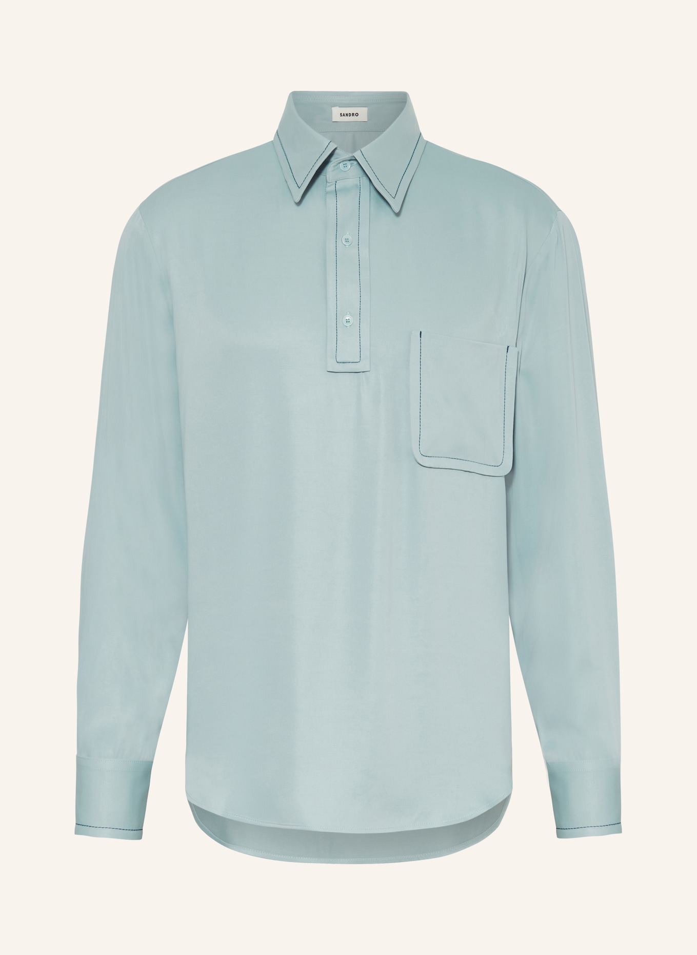 SANDRO Hemd Comfort Fit, Farbe: BLAUGRAU (Bild 1)