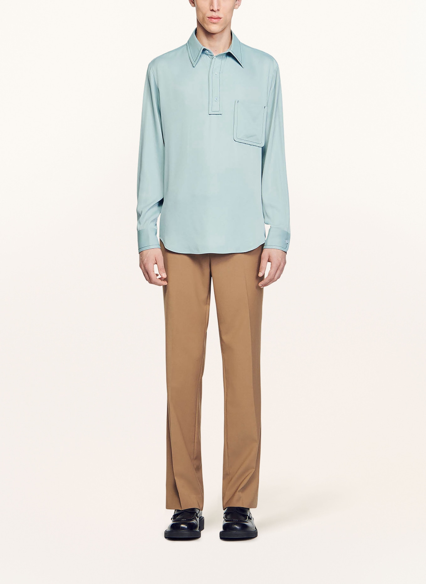 SANDRO Hemd Comfort Fit, Farbe: BLAUGRAU (Bild 2)