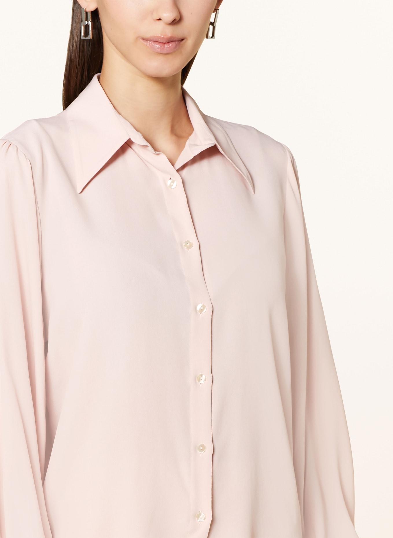 ÉMANOU Shirt blouse ALICIA with silk, Color: ROSE (Image 4)