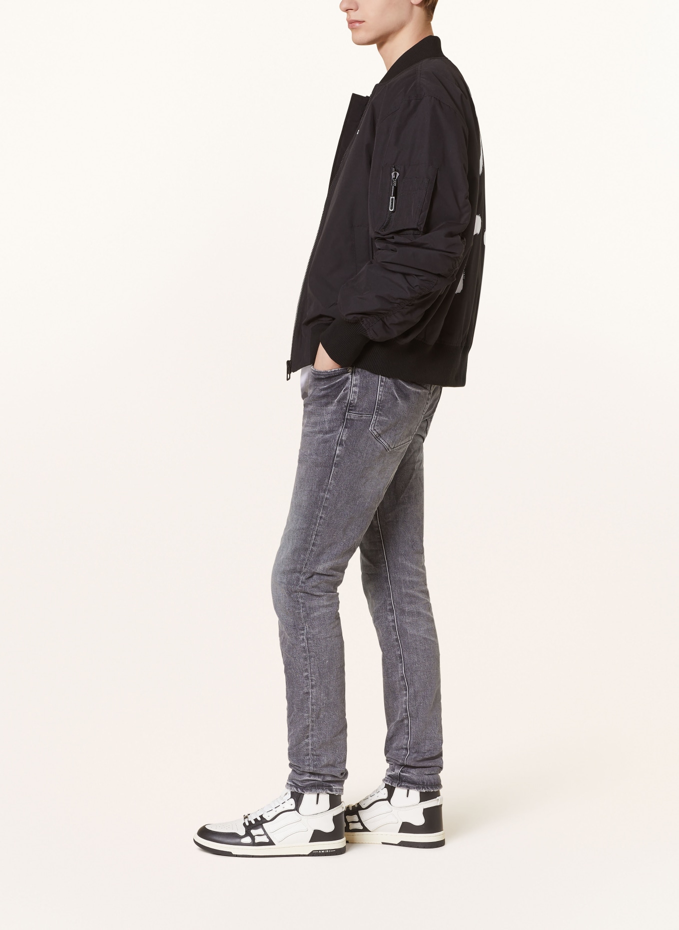 PURPLE BRAND Jeans Slim Fit, Farbe: GREY (Bild 4)