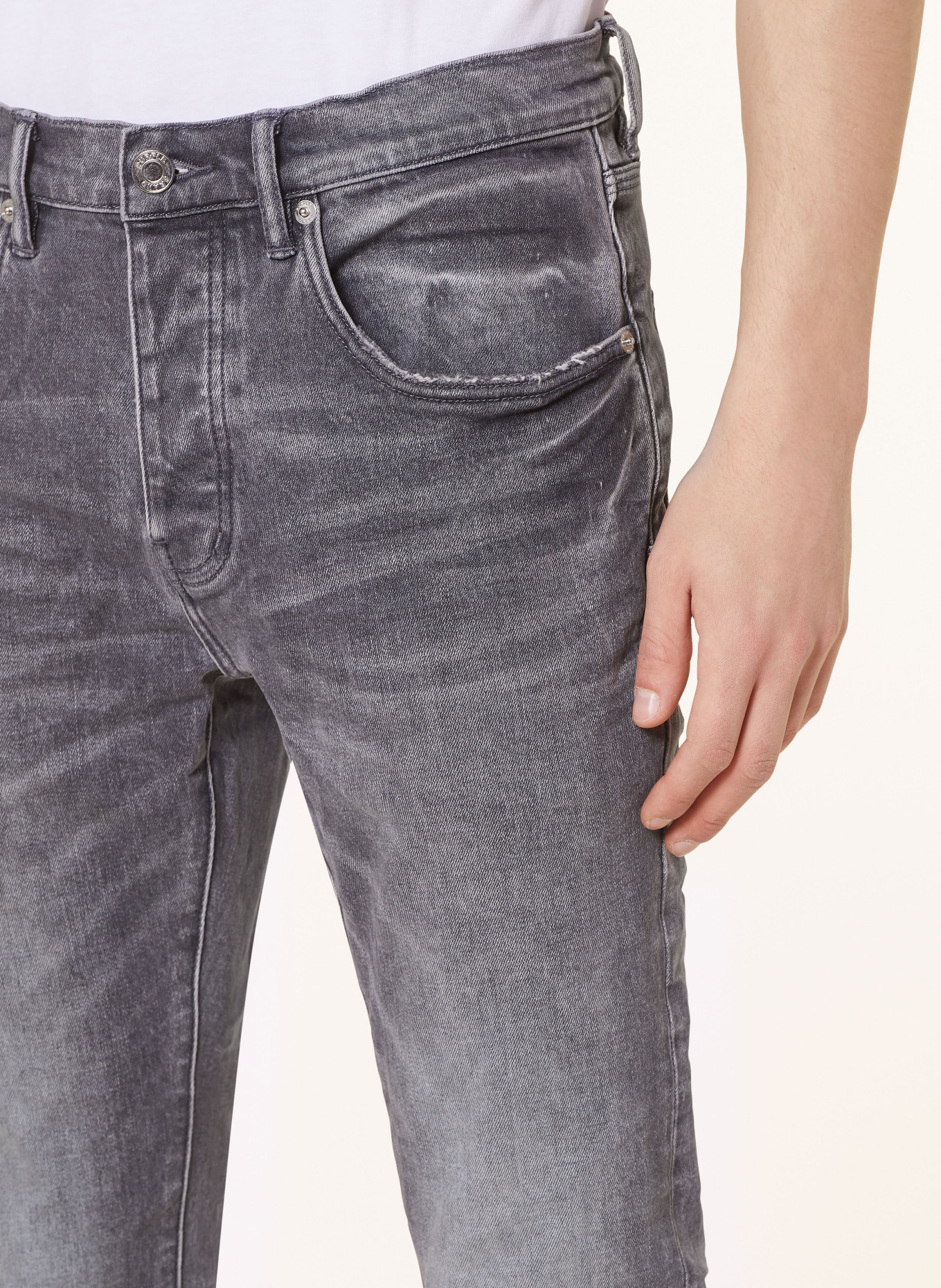 PURPLE BRAND Jeans Slim Fit, Farbe: GREY (Bild 5)