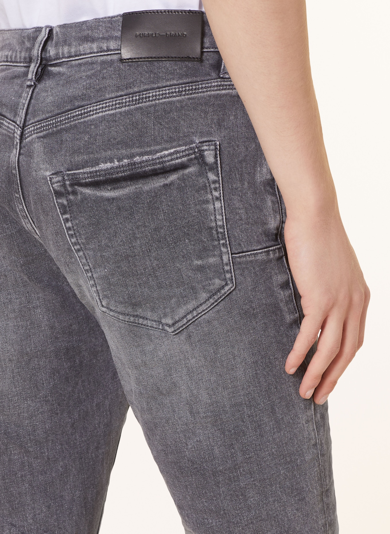 PURPLE BRAND Jeans Slim Fit, Farbe: GREY (Bild 6)
