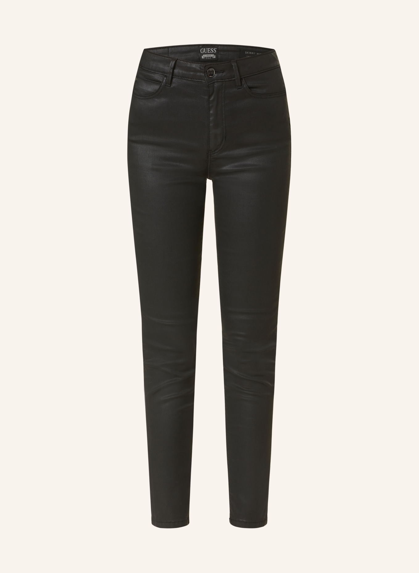Guess coated skinny jeans new arrivals