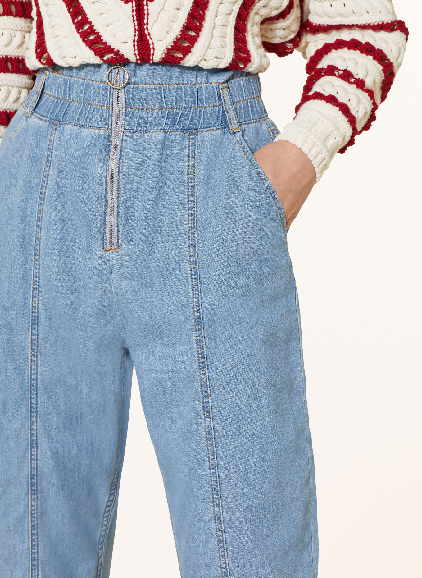 ba&sh 7/8-Jeans LONY, Farbe: HELLBLAU (Bild 5)