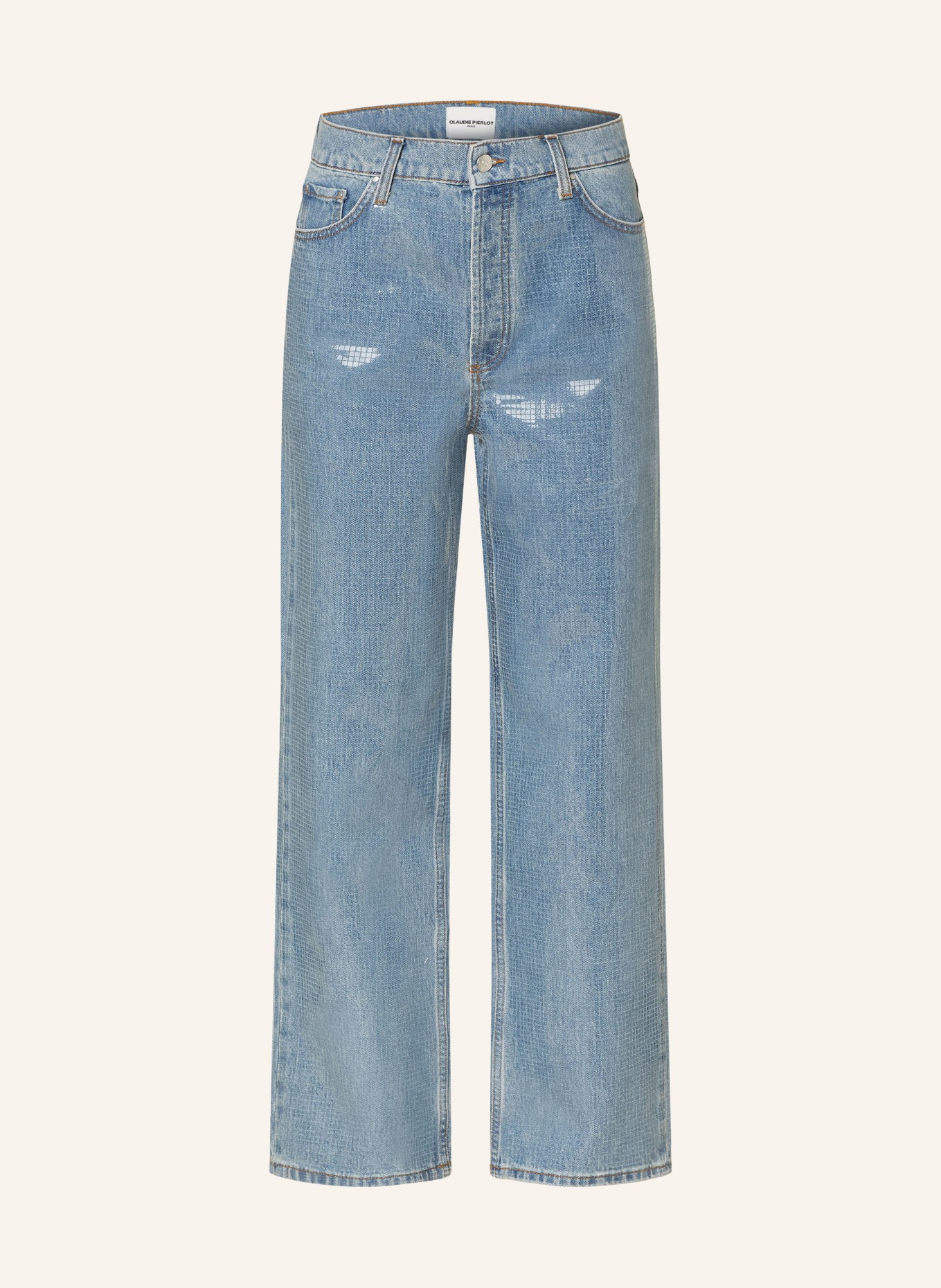 CLAUDIE PIERLOT Jeans, Farbe: D031 DENIM MID BLUE (Bild 1)