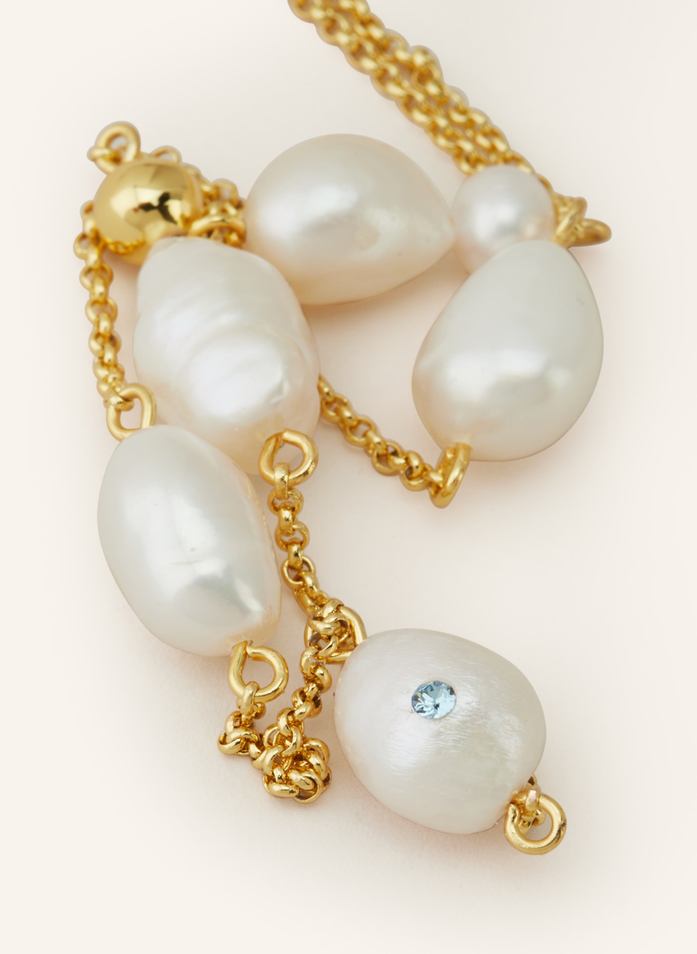 maje Halskette, Farbe: GOLD/ WEISS (Bild 3)