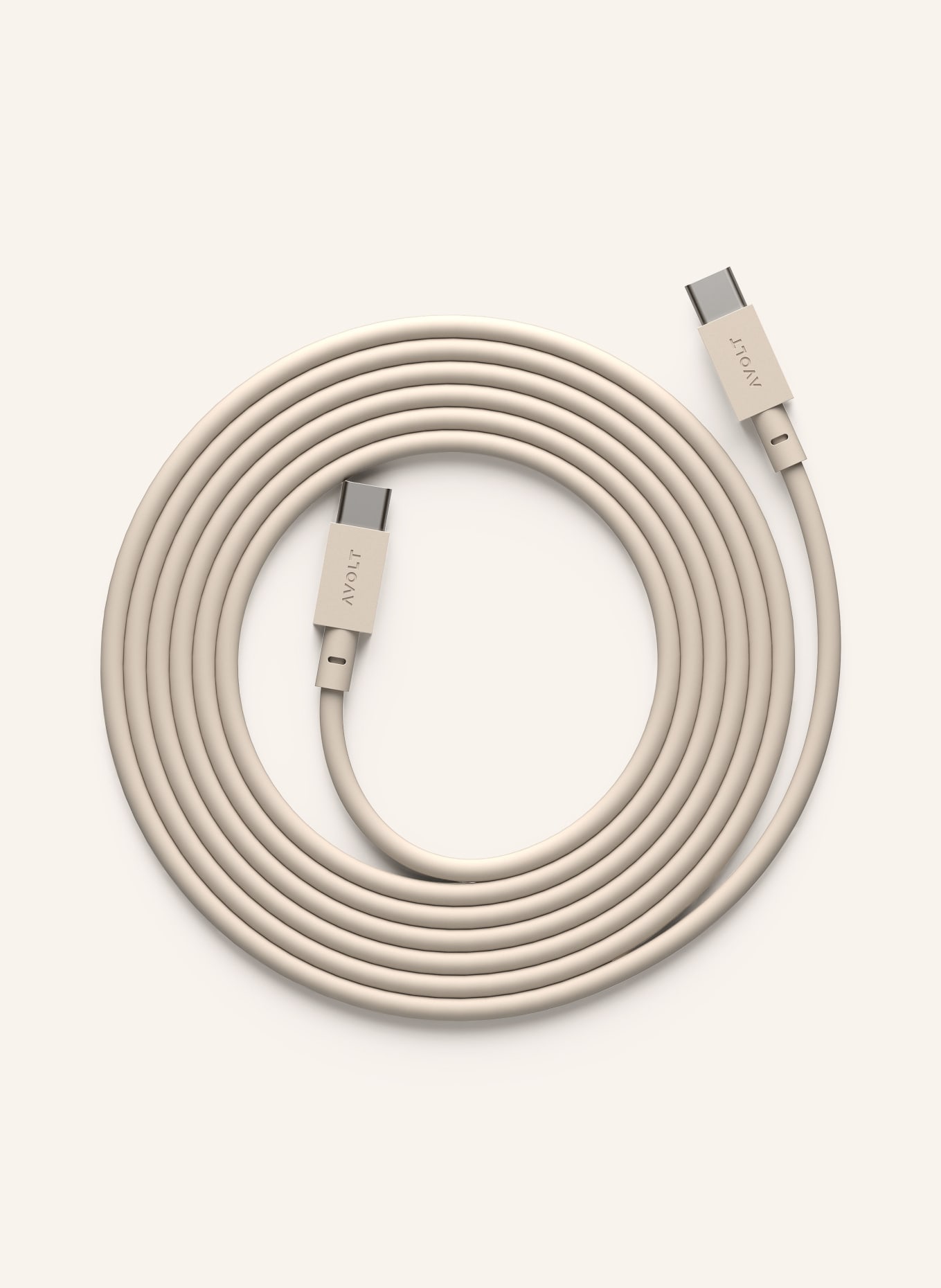 AVOLT USB-Lightning-Kabel CABLE 1, Farbe: BEIGE (Bild 1)