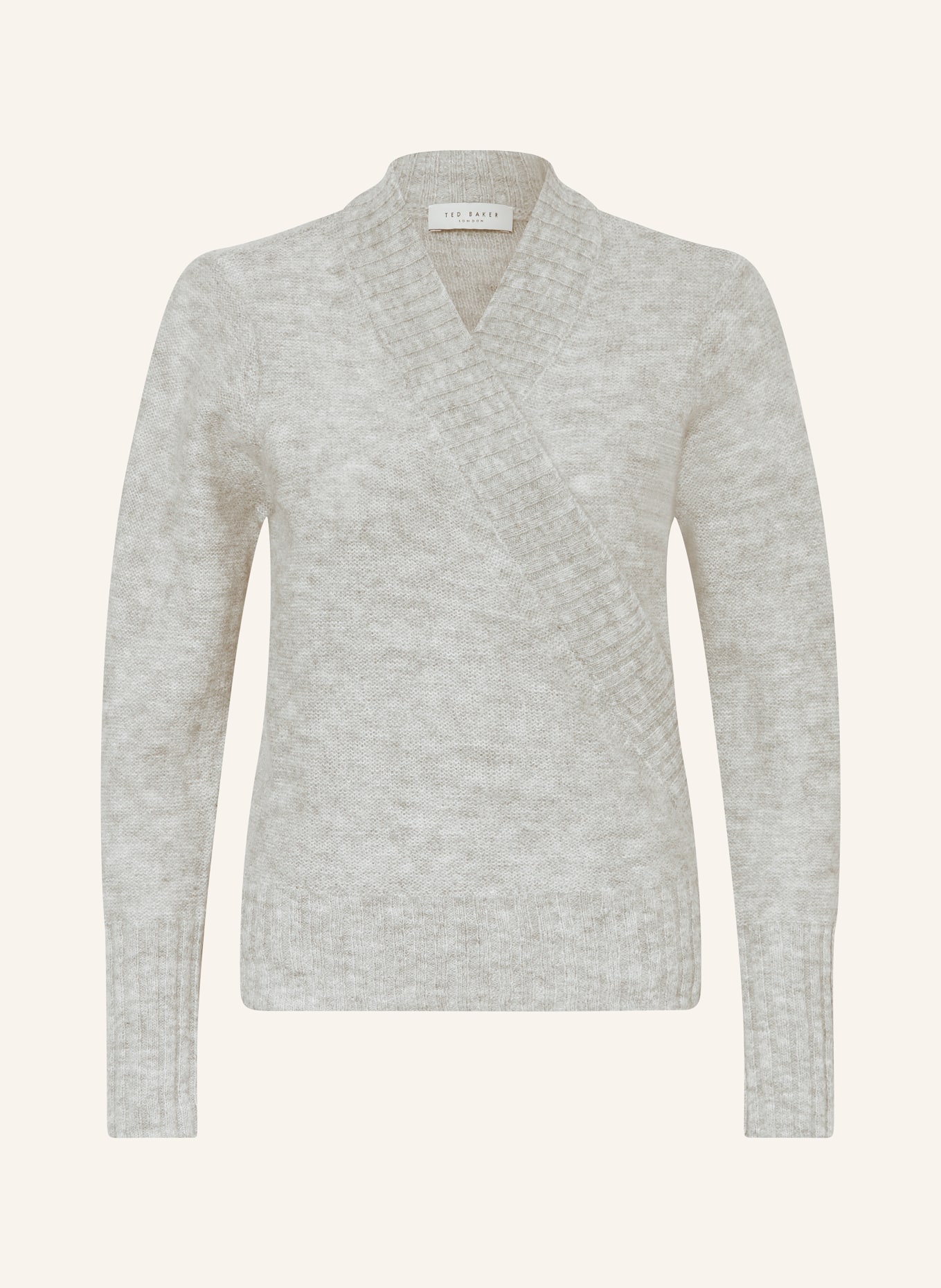 TED BAKER Cardigan ELLIIAN with mohair, Color: GRAY (Image 1)