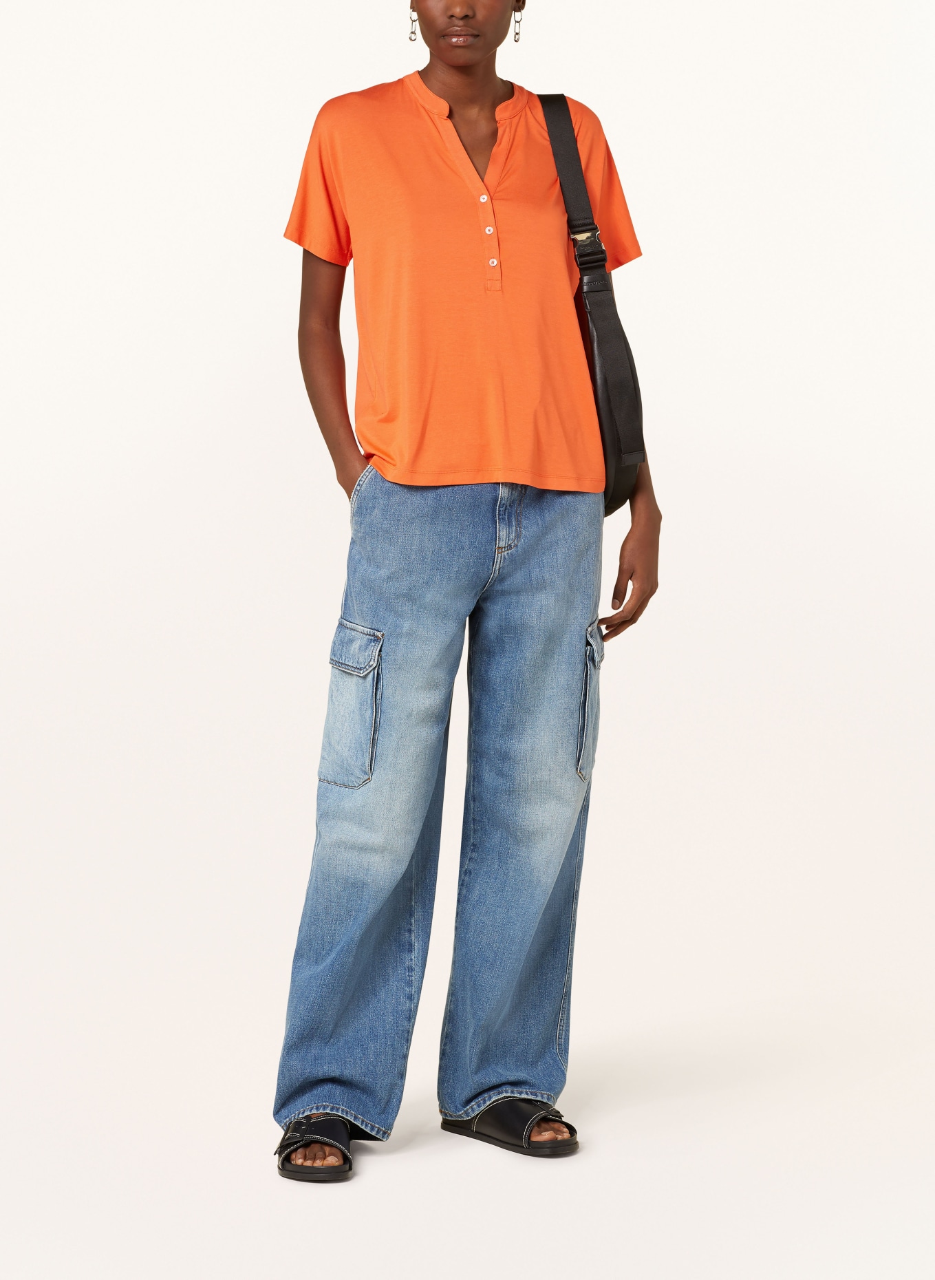 Marc O'Polo Shirt blouse, Color: ORANGE (Image 2)